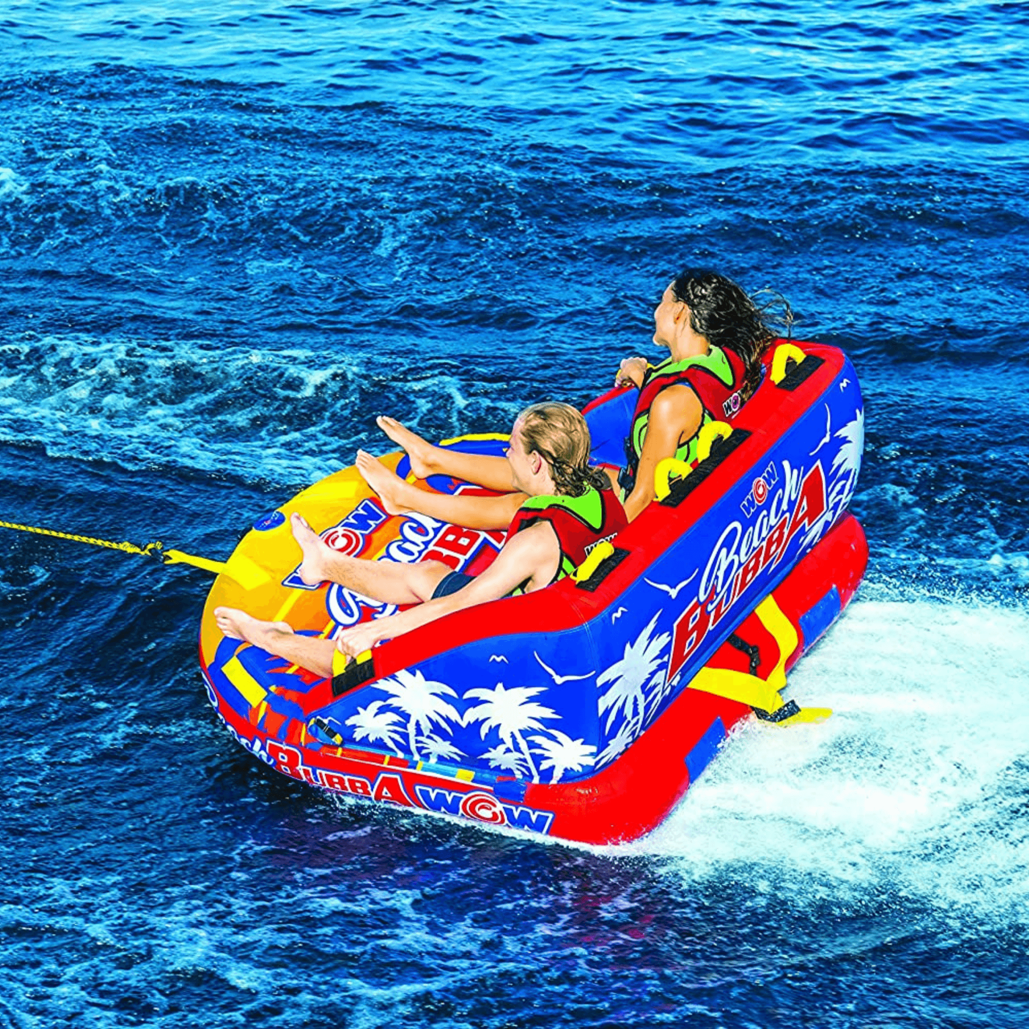 WOW Watersports Beach Bubba 2 Person 2P Towable with Foam Handles Jupiter Gear Home