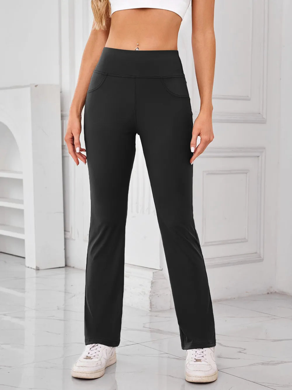 JupiterGear High-Waisted Pants with Pockets Jupiter Gear Home