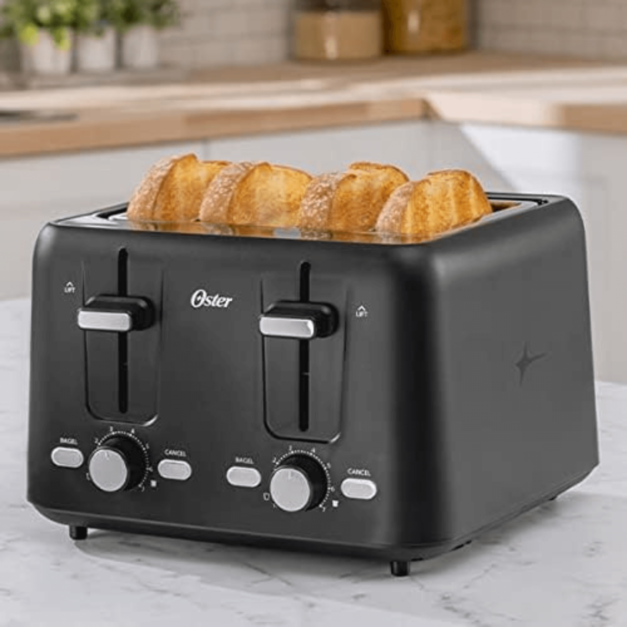 Oster 4-Slice Wide-Slot Cool-Touch Full Feature Toaster Jupiter Gear Home