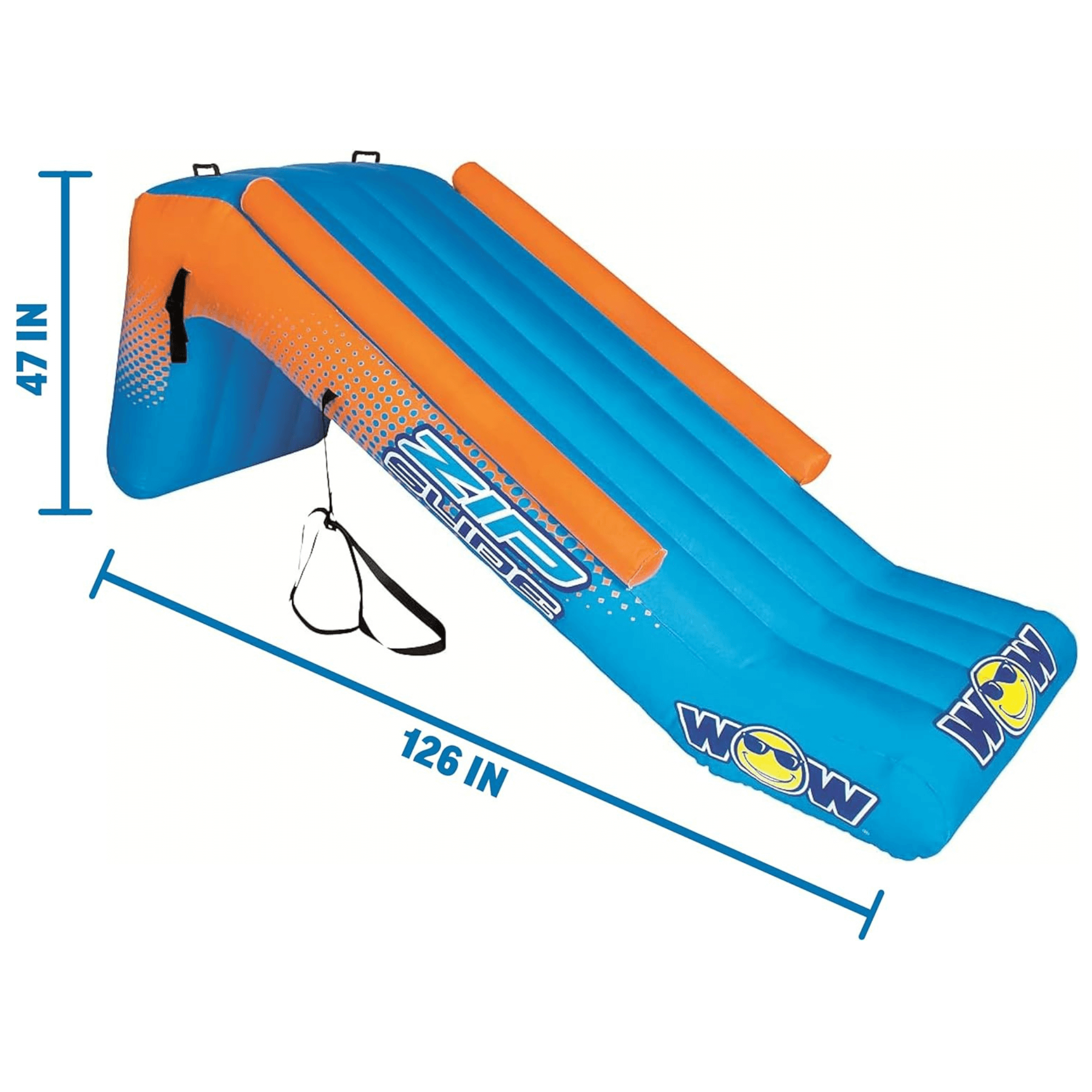 WOW Watersports Inflatable Pontoon Zip Slide for Boats Jupiter Gear Home