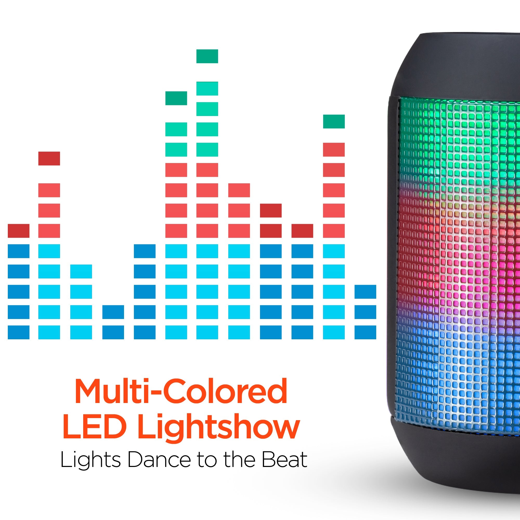 HyperGear Rave Mini Wireless LED Speaker Jupiter Gear Home