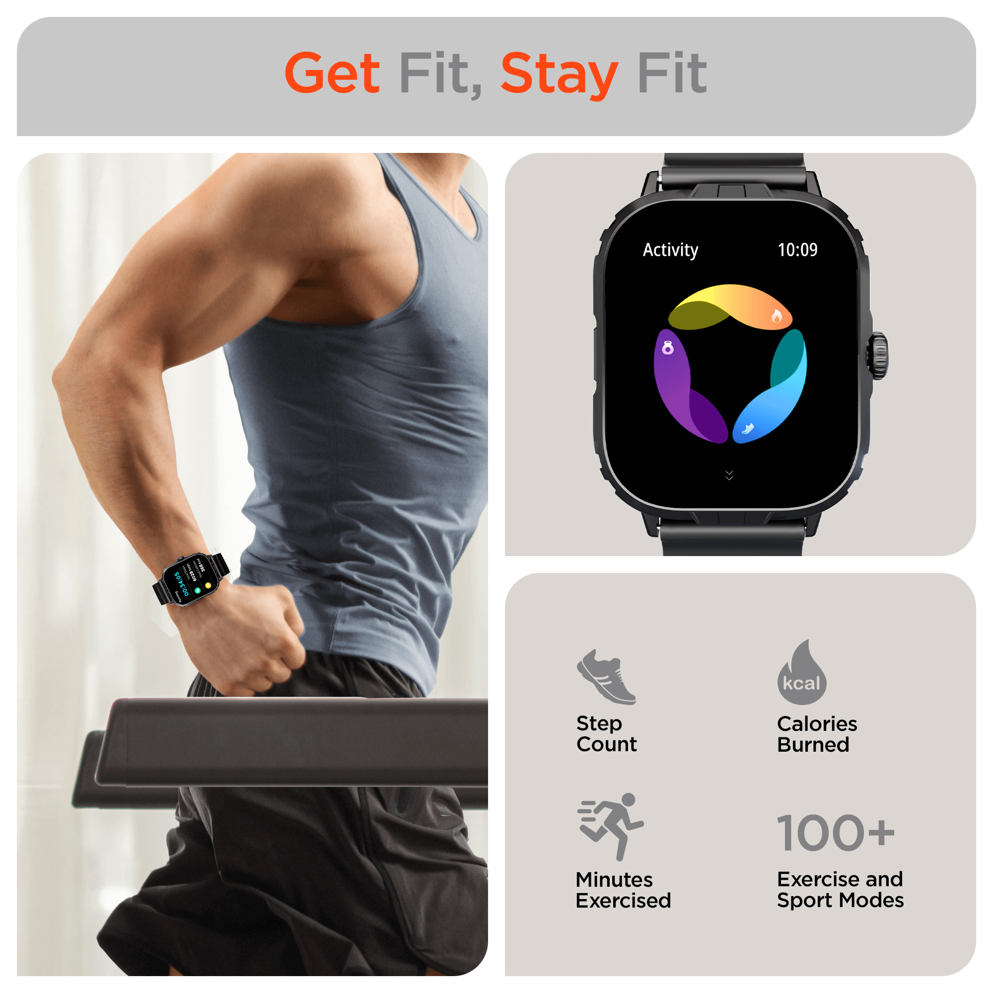 HyperGear FIT X2 Smartwatch and Fitness Tracker Jupiter Gear Home