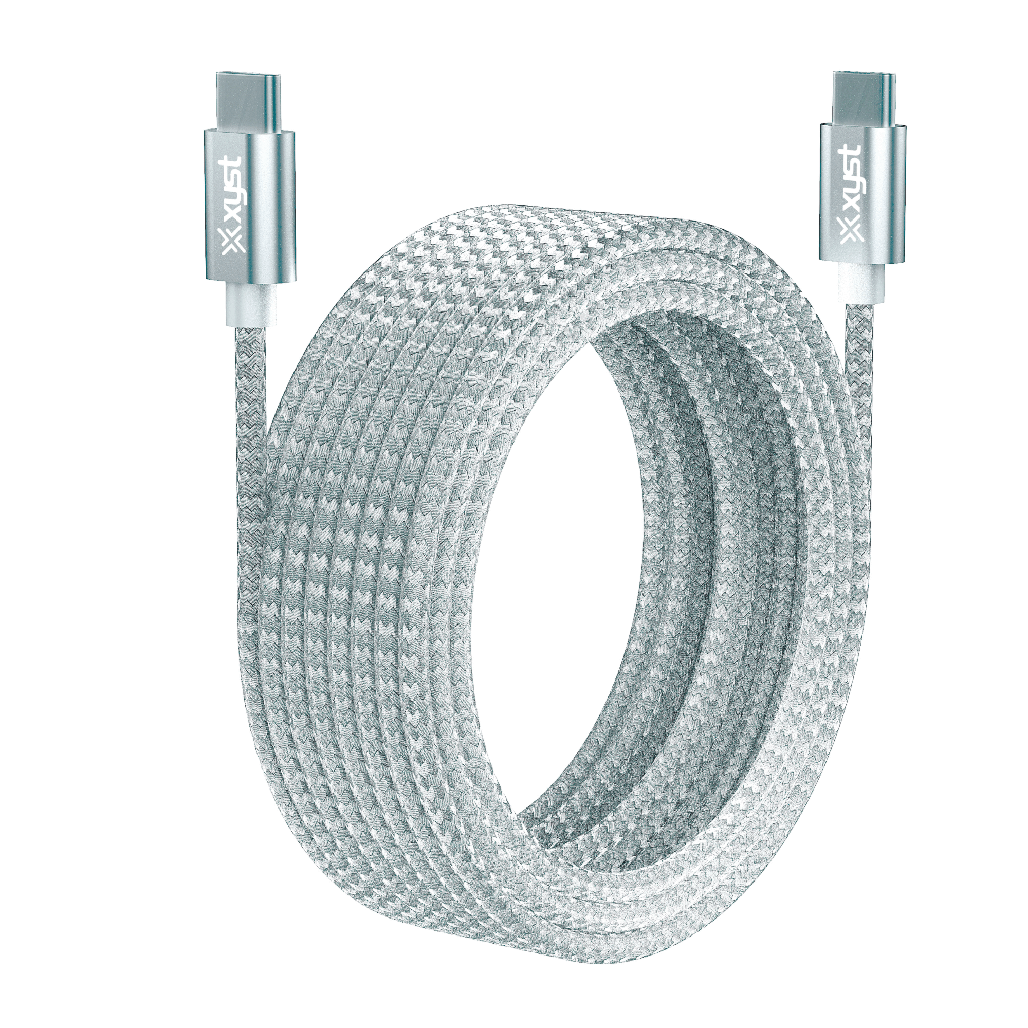 Xyst Braided USB-C to USB-C Charge and Sync Cable 10Ft Jupiter Gear Home