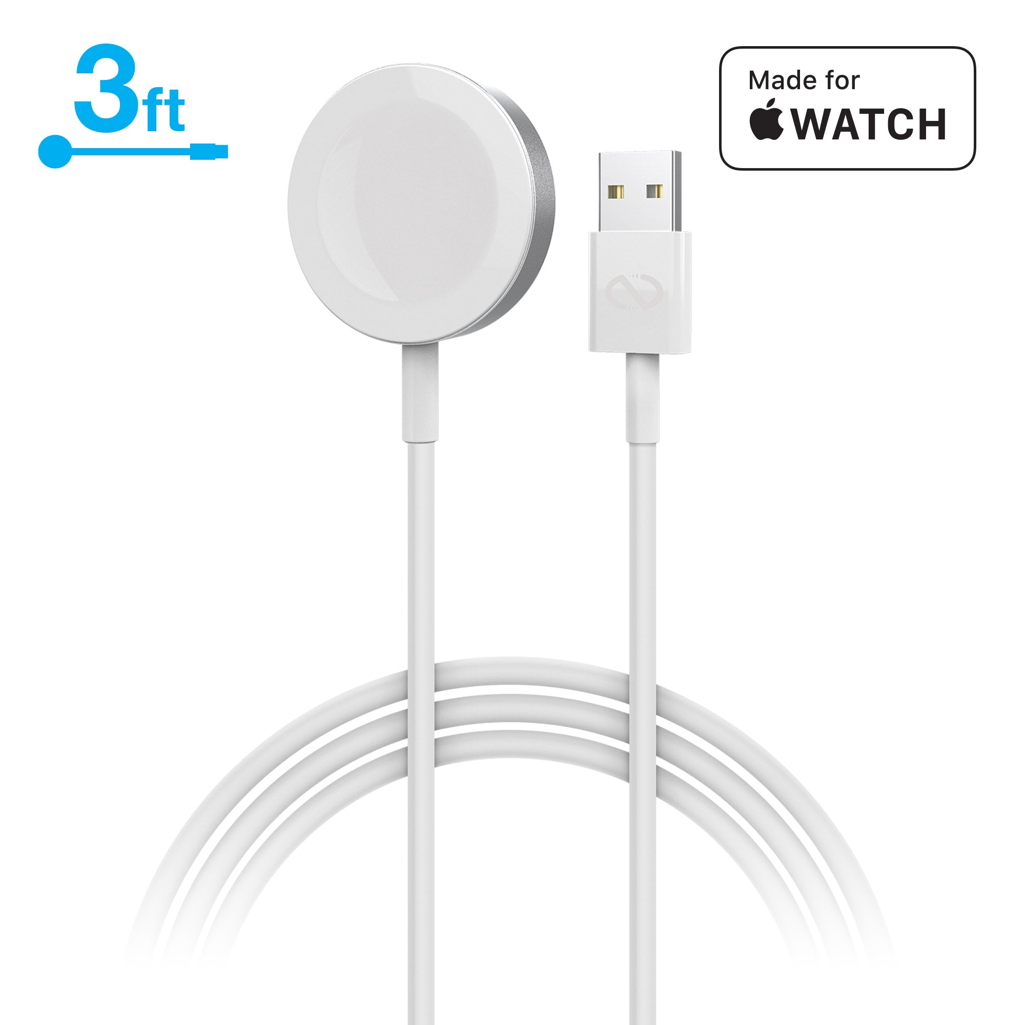 Naztech Magnetic Charging Cable for Apple Watch 3ft Jupiter Gear Home