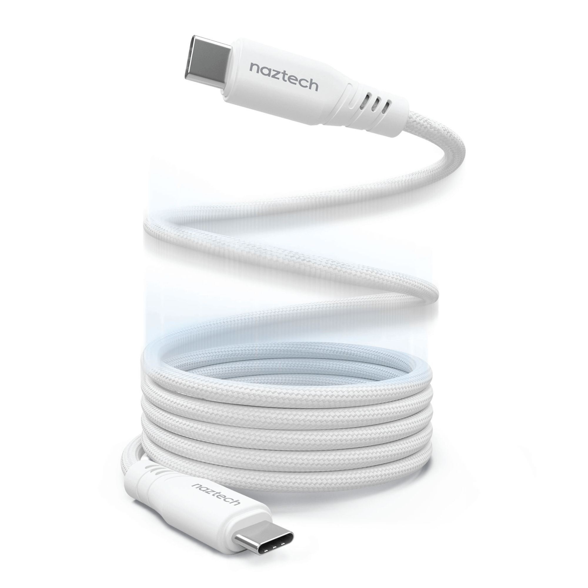 Naztech REcoil USB-C to USB-C Magnetic Cable 6ft Jupiter Gear Home
