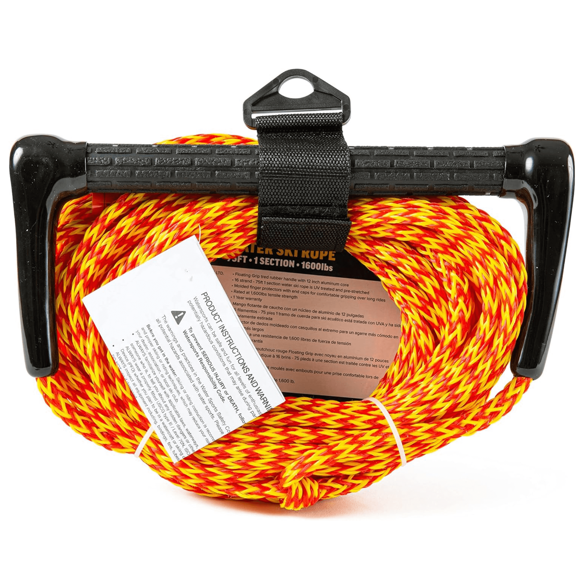 WOW Watersports 75ft Watersports Tow Rope with Floating Handle Jupiter Gear Home