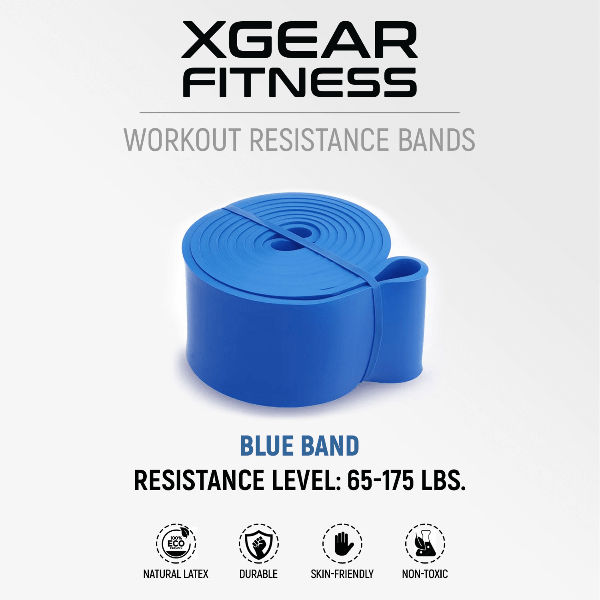 XGear Fitness XG-PRO Heavy Duty Exercise Resistance Bands Jupiter Gear Home