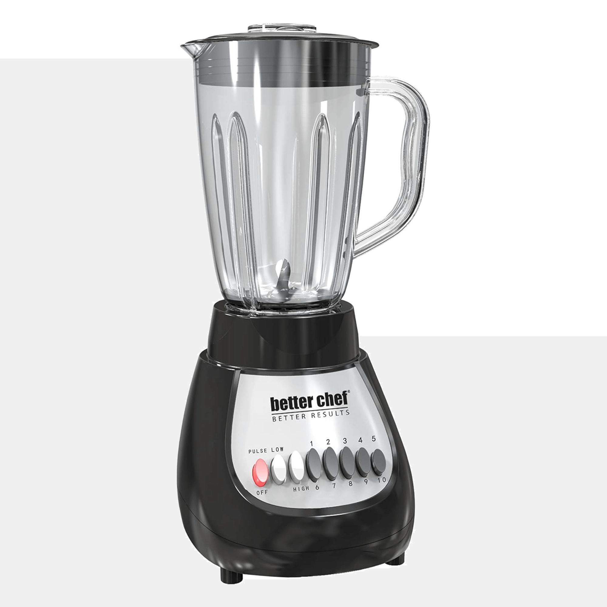 Better Chef Classic 10-Speed 5-Cup Glass Jar Blender Jupiter Gear Home
