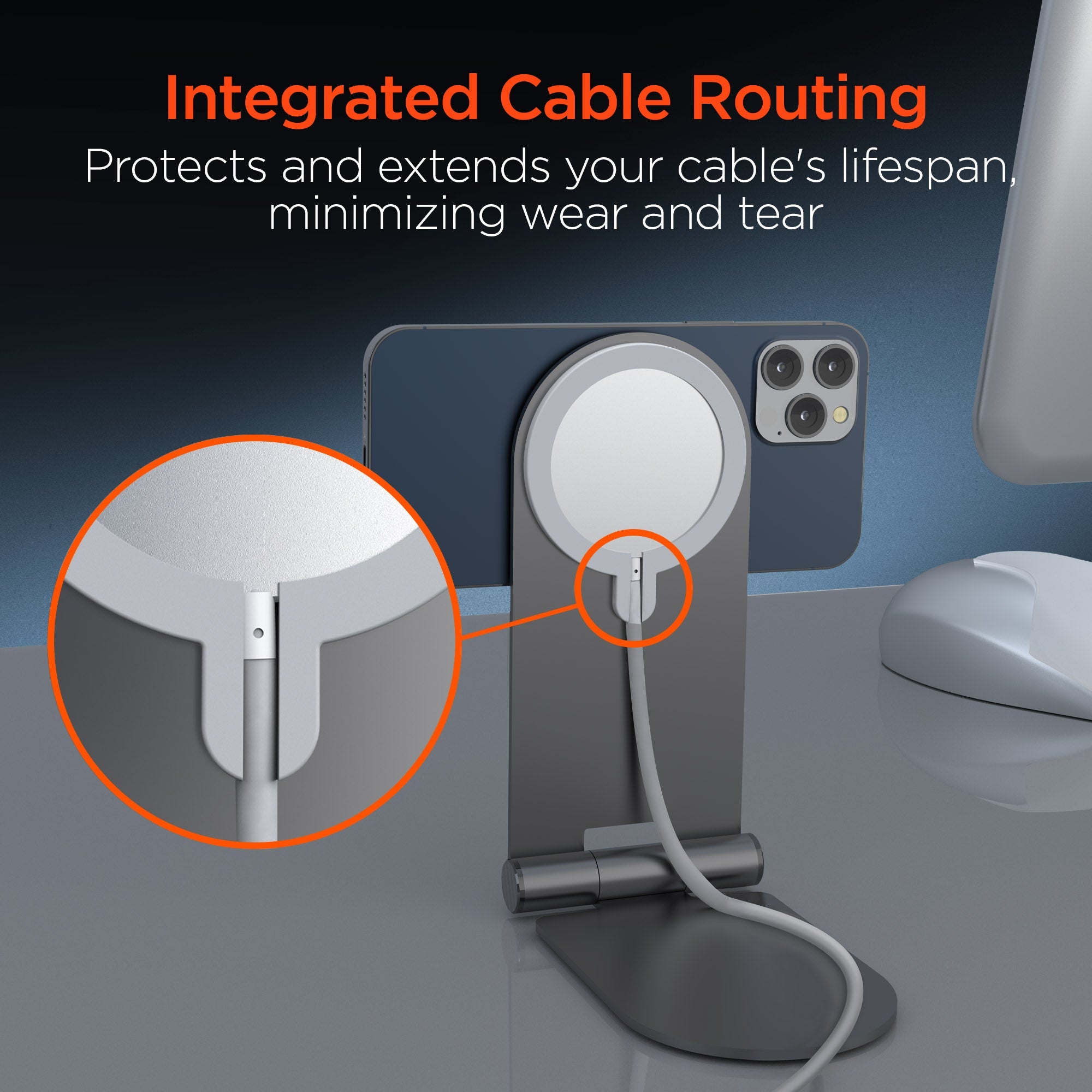 HyperGear MagView Stand for MagSafe Charger with Adjustable Angles Jupiter Gear Home