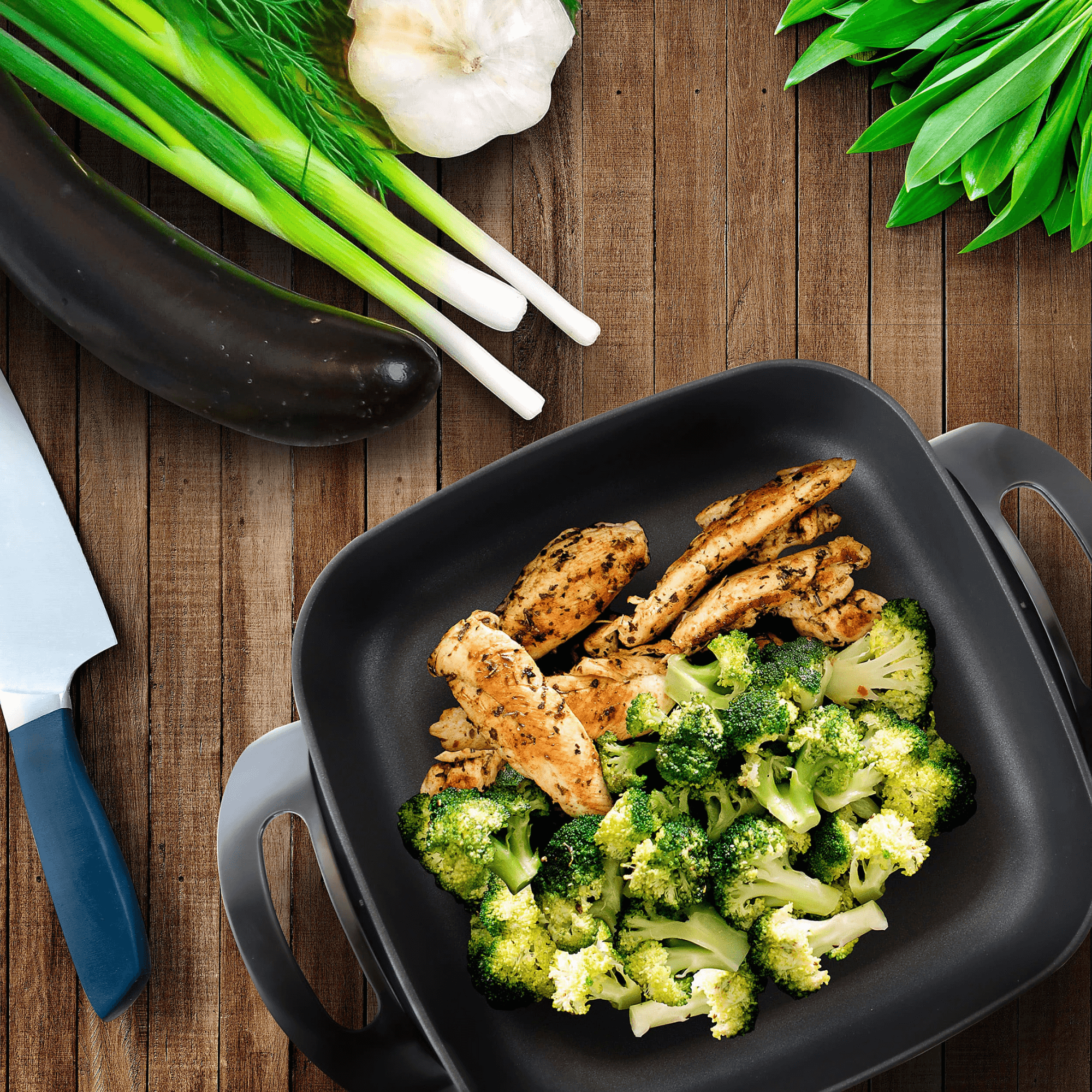 Better Chef 12" Non-Stick Electric Skillet with Glass Lid Jupiter Gear Home