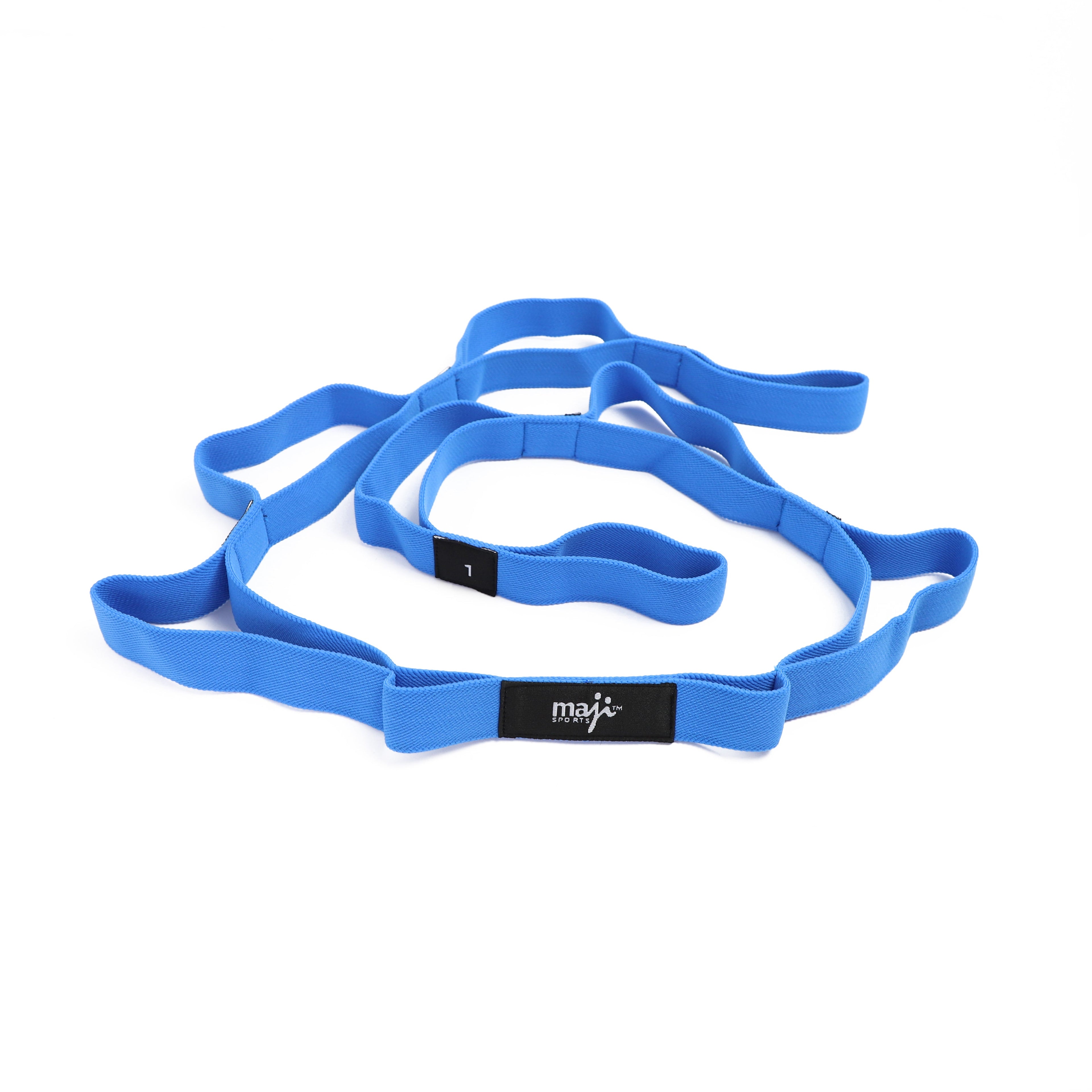 Maji Sports Elastic Yoga Straps With 10 Loops Jupiter Gear Home