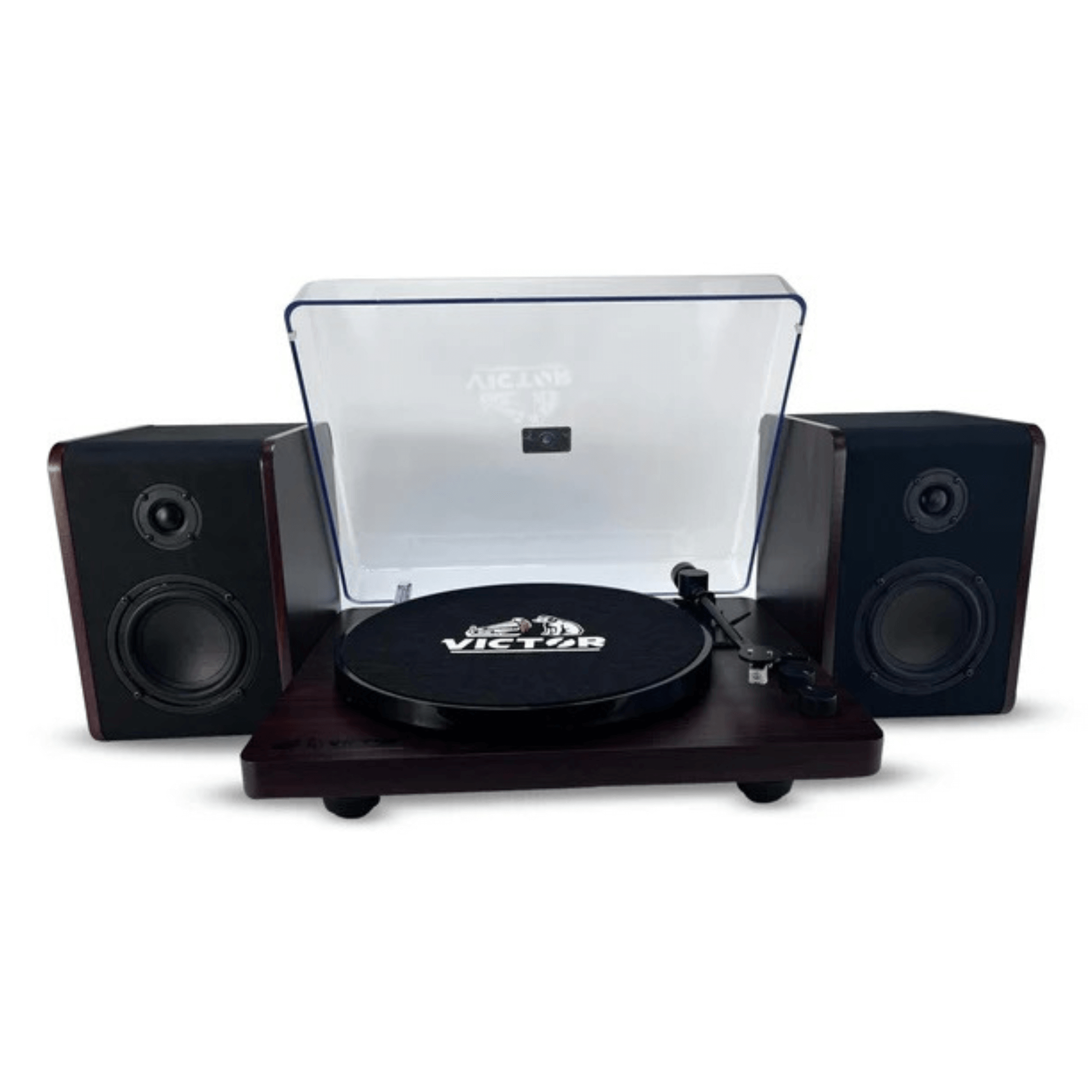 Victor Lincoln Record Player with Stereo Speakers Jupiter Gear Home