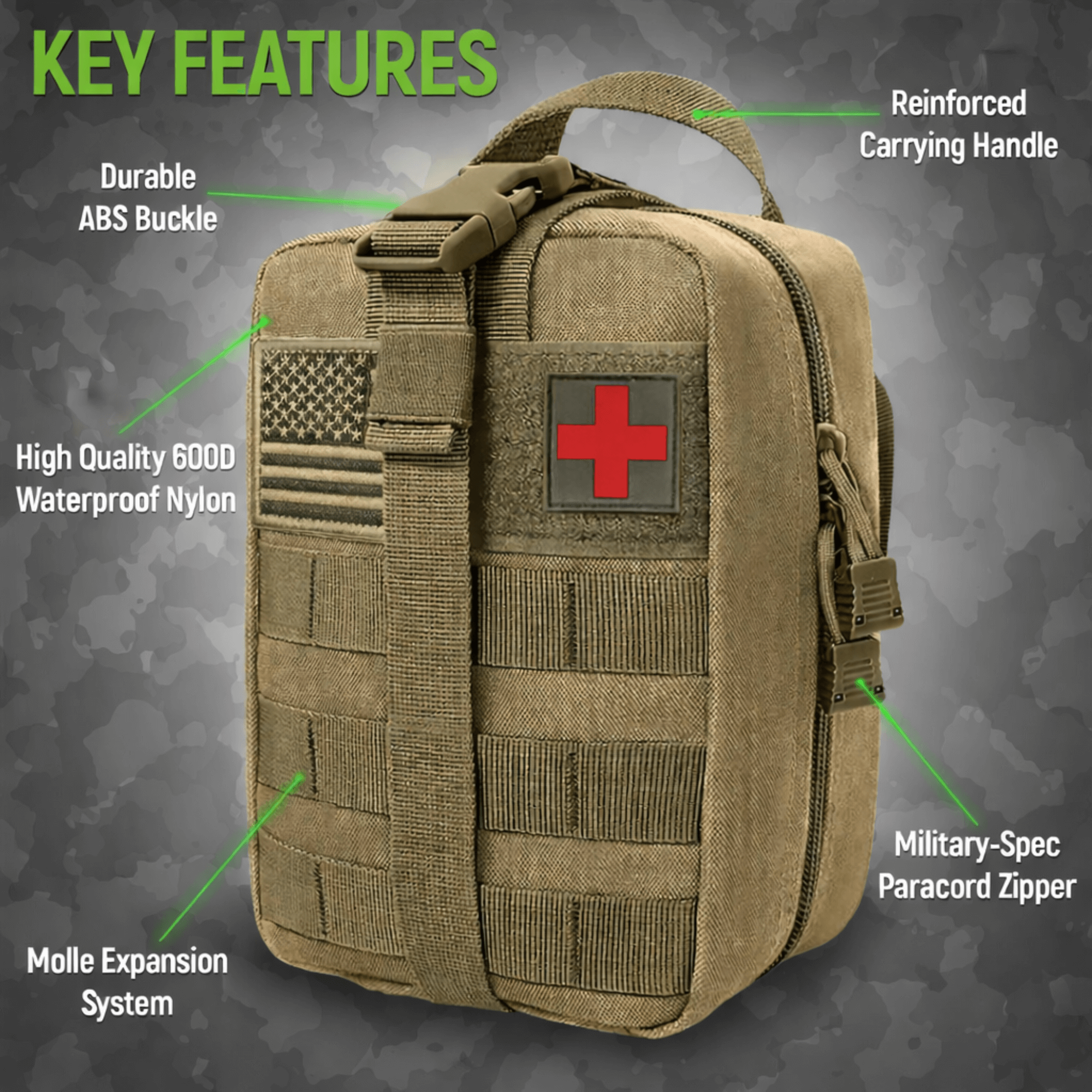 XGear Tactical Small Tactical First Aid Bag IFAK Pouch Jupiter Gear Home