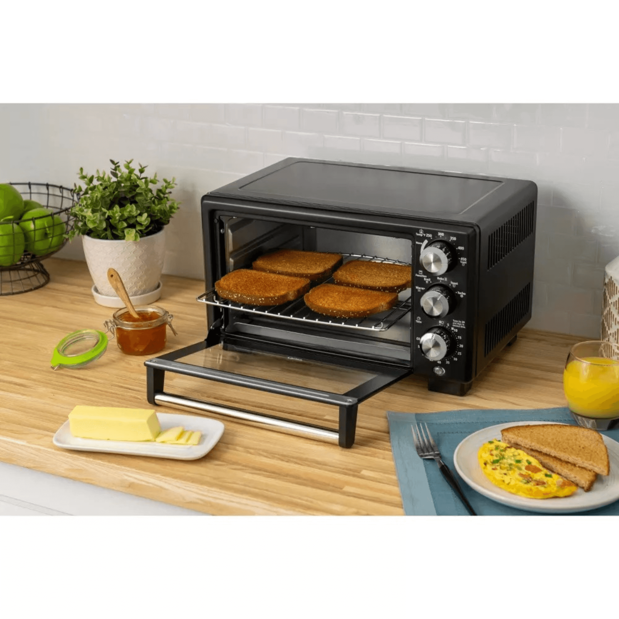 Oster Countertop Convection 4-Slice 3-Knob Toaster Oven Jupiter Gear Home