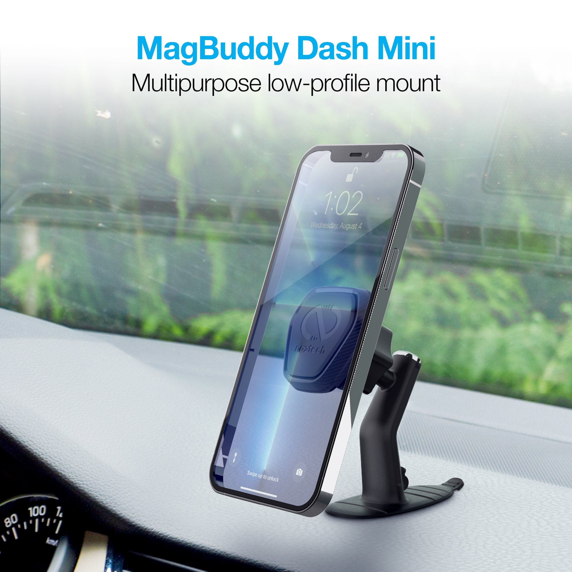 Naztech MagBuddy Elite Dash Mini Mount with Flexible Base Jupiter Gear Home
