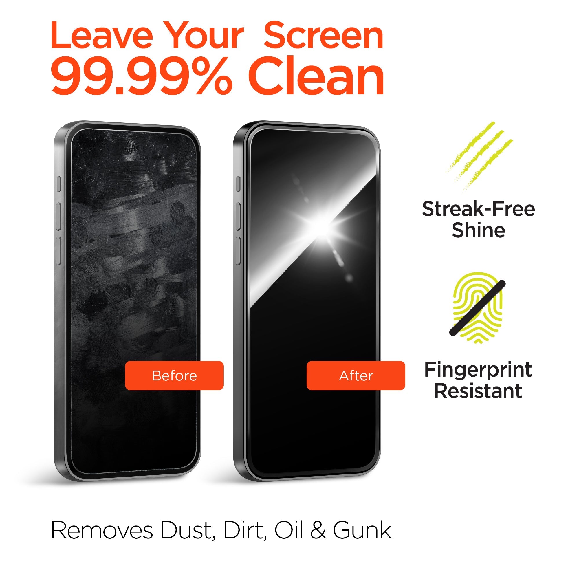 HyperGear ScreenWhiz 2-in-1 Screen Cleaning Kit Jupiter Gear Home