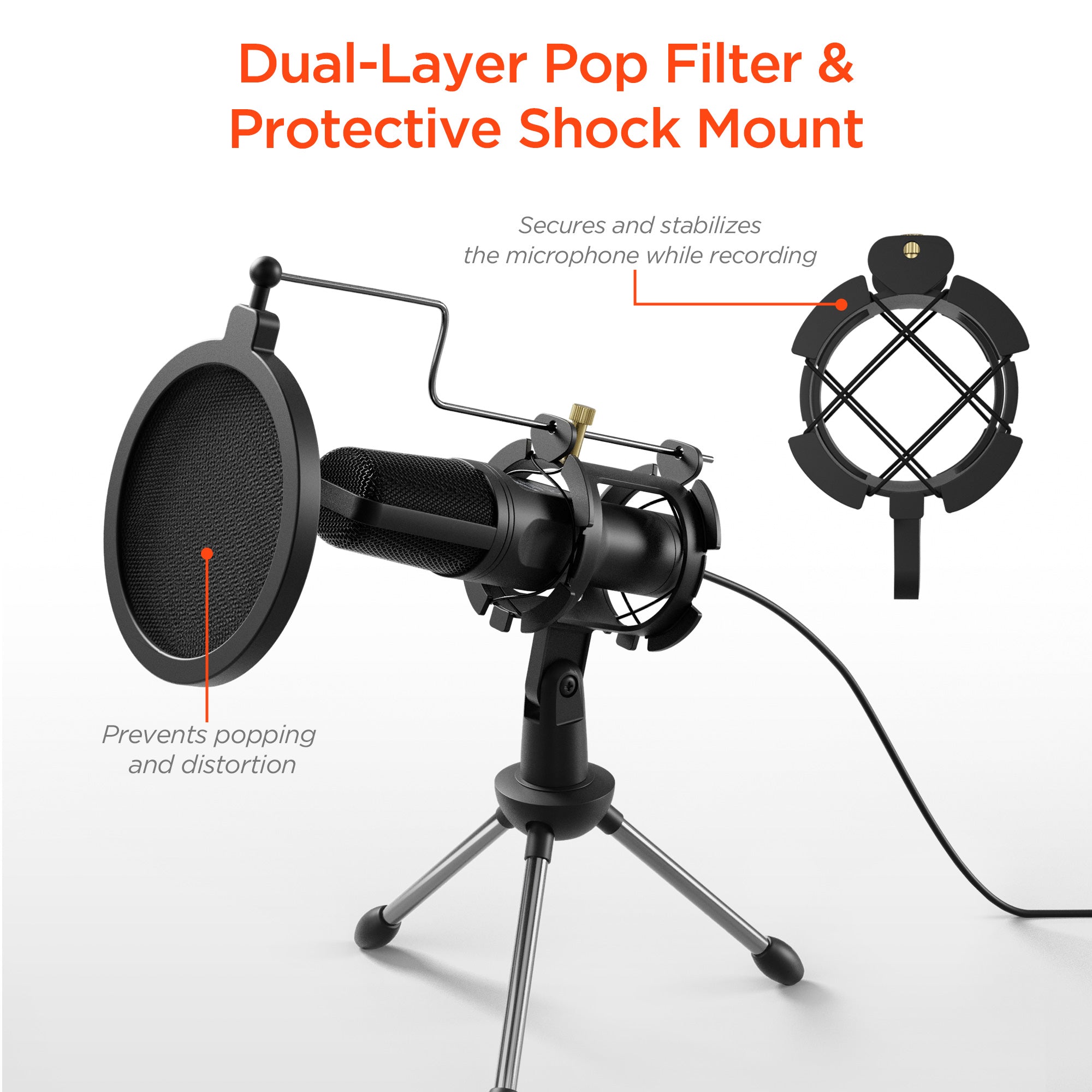 HyperGear Sound Advantage Pro-Audio Hi-Def Condenser Microphone Jupiter Gear Home