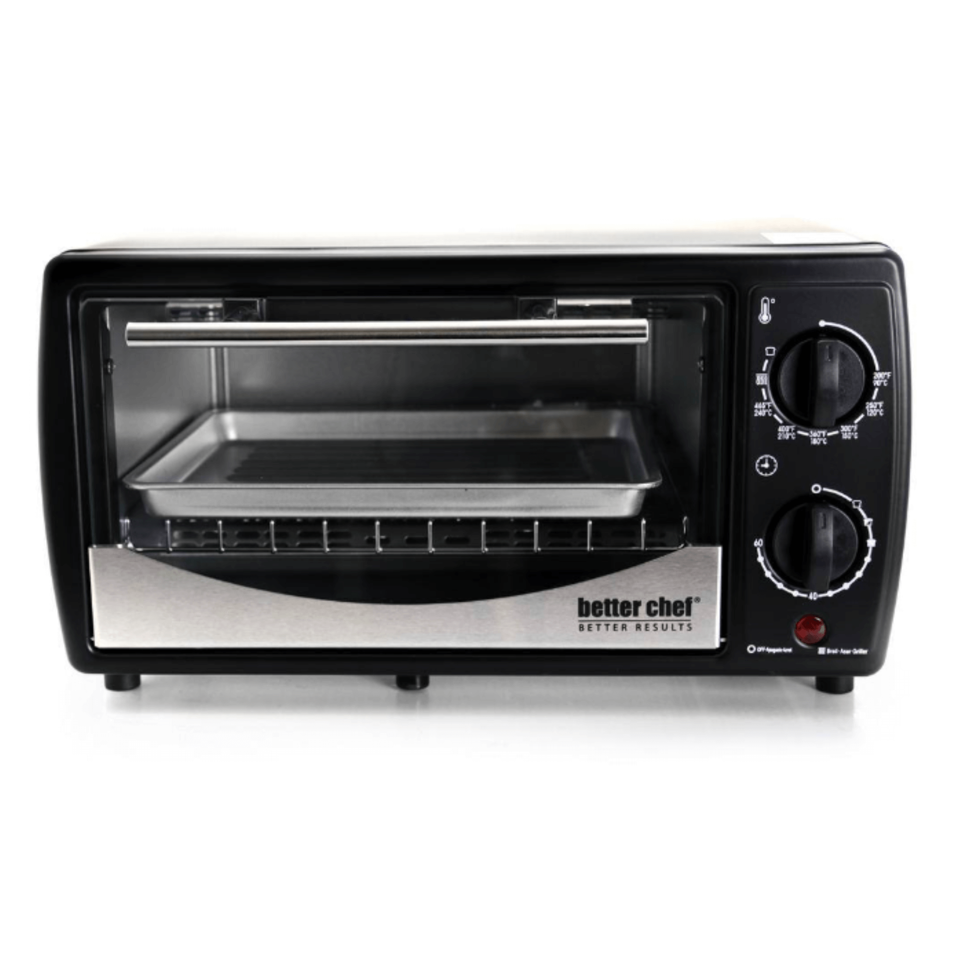 Better Chef 9L Toaster Oven Broiler with Slide-Out Rack and Bake Tray Jupiter Gear Home