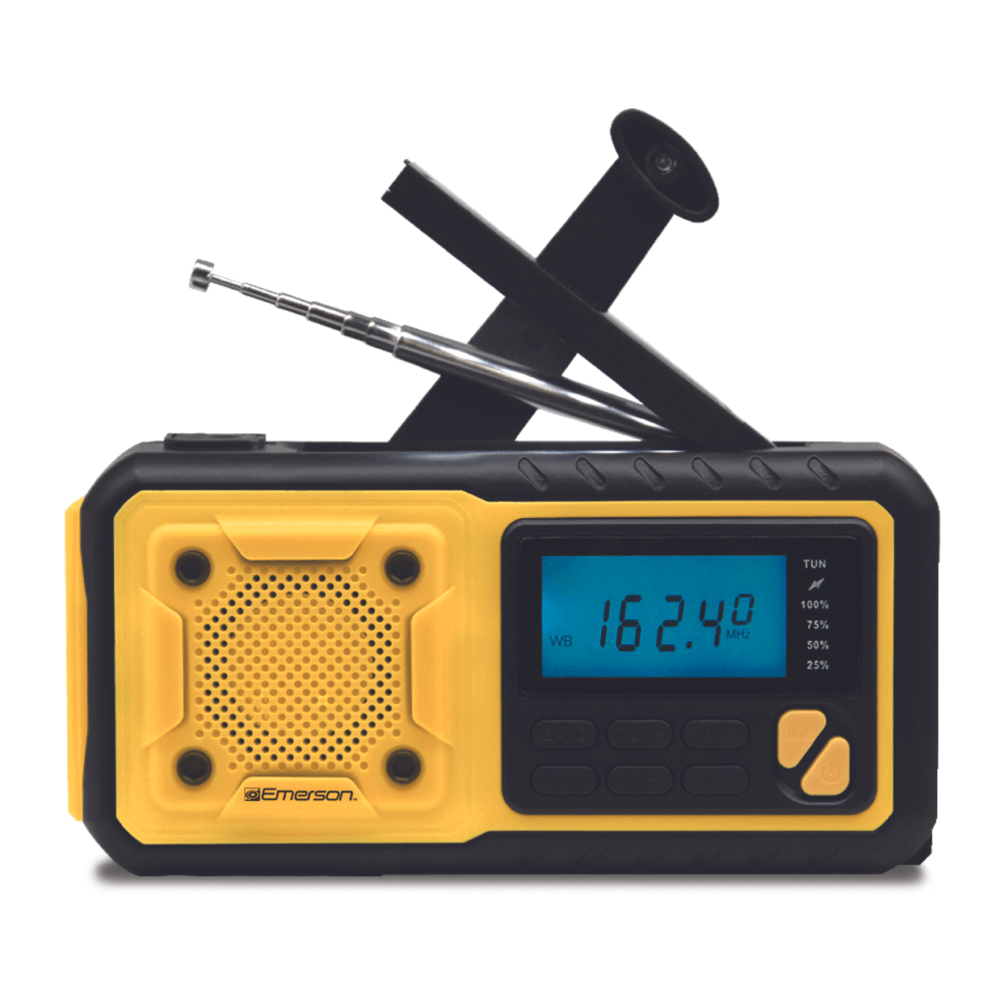 Emerson Emergency AMFM Radio with Weather Band / Flashlight / Power Bank Jupiter Gear Home