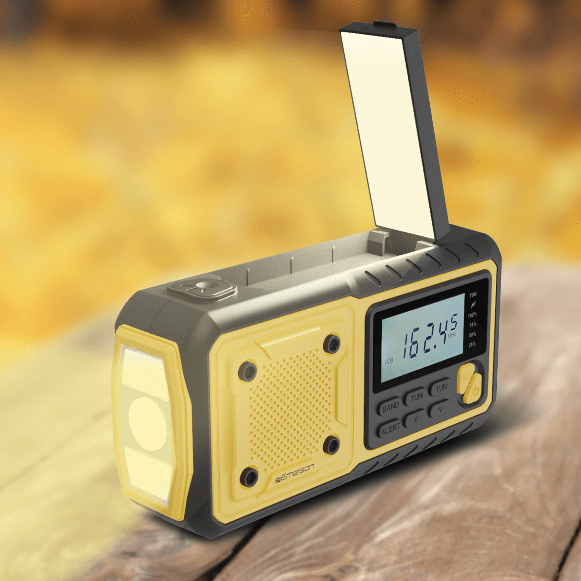 Emerson Emergency AMFM Radio with Weather Band / Flashlight / Power Bank Jupiter Gear Home