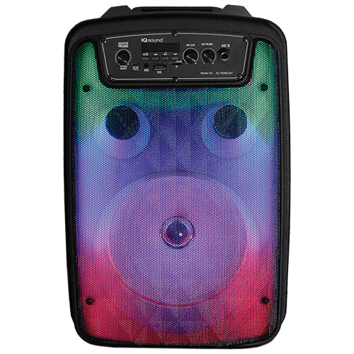 Supersonic 8" Bluetooth Speaker FIRE BOX with TWS & LED Color Lights to Beat (IQ-7008DJBT) Jupiter Gear Home