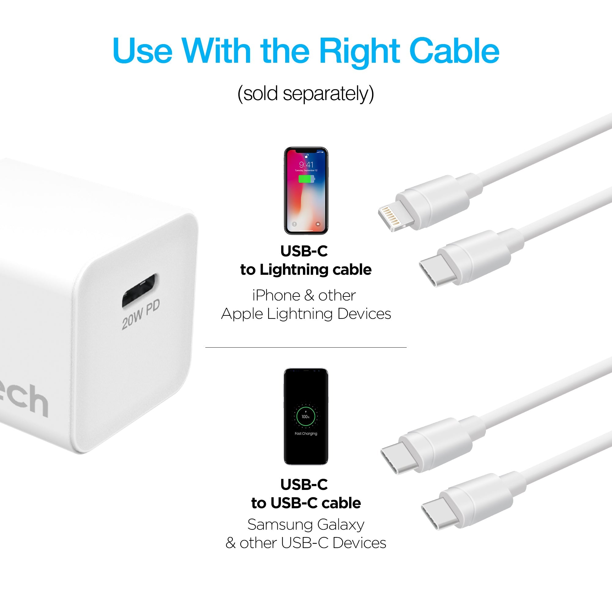 Naztech 20W PD Mini Fast Wall Charger Jupiter Gear Home