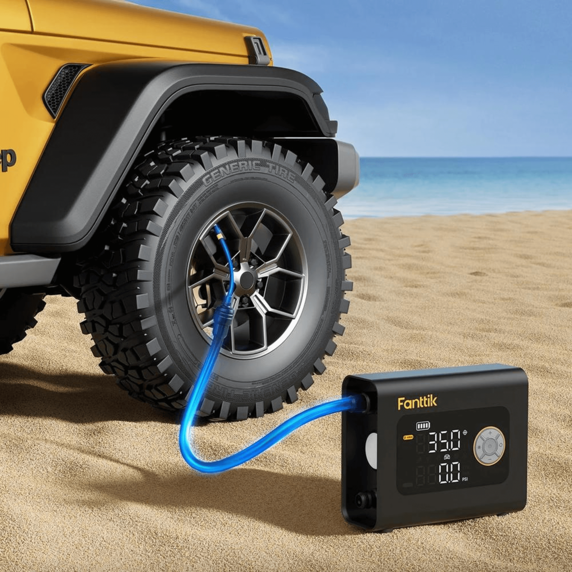 Fanttik S300 Cross Portable Air Inflator/Light/Power Bank - REFURBISHED Jupiter Gear Home