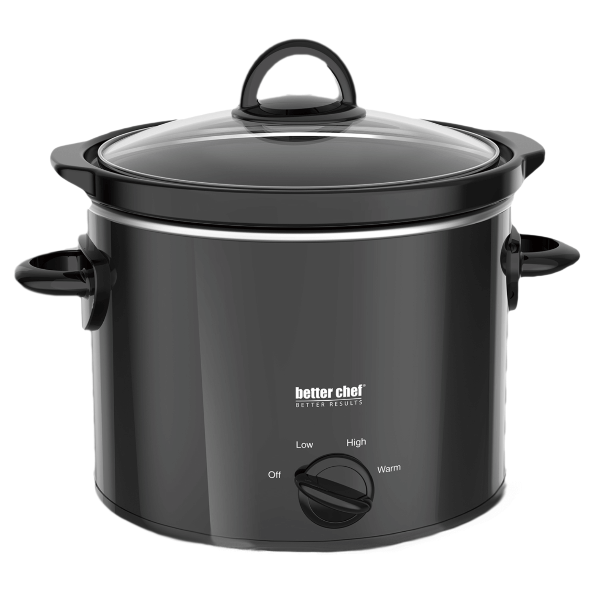 Better Chef 3-Quart Round Slow Cooker with Removable Stoneware Crock Jupiter Gear Home