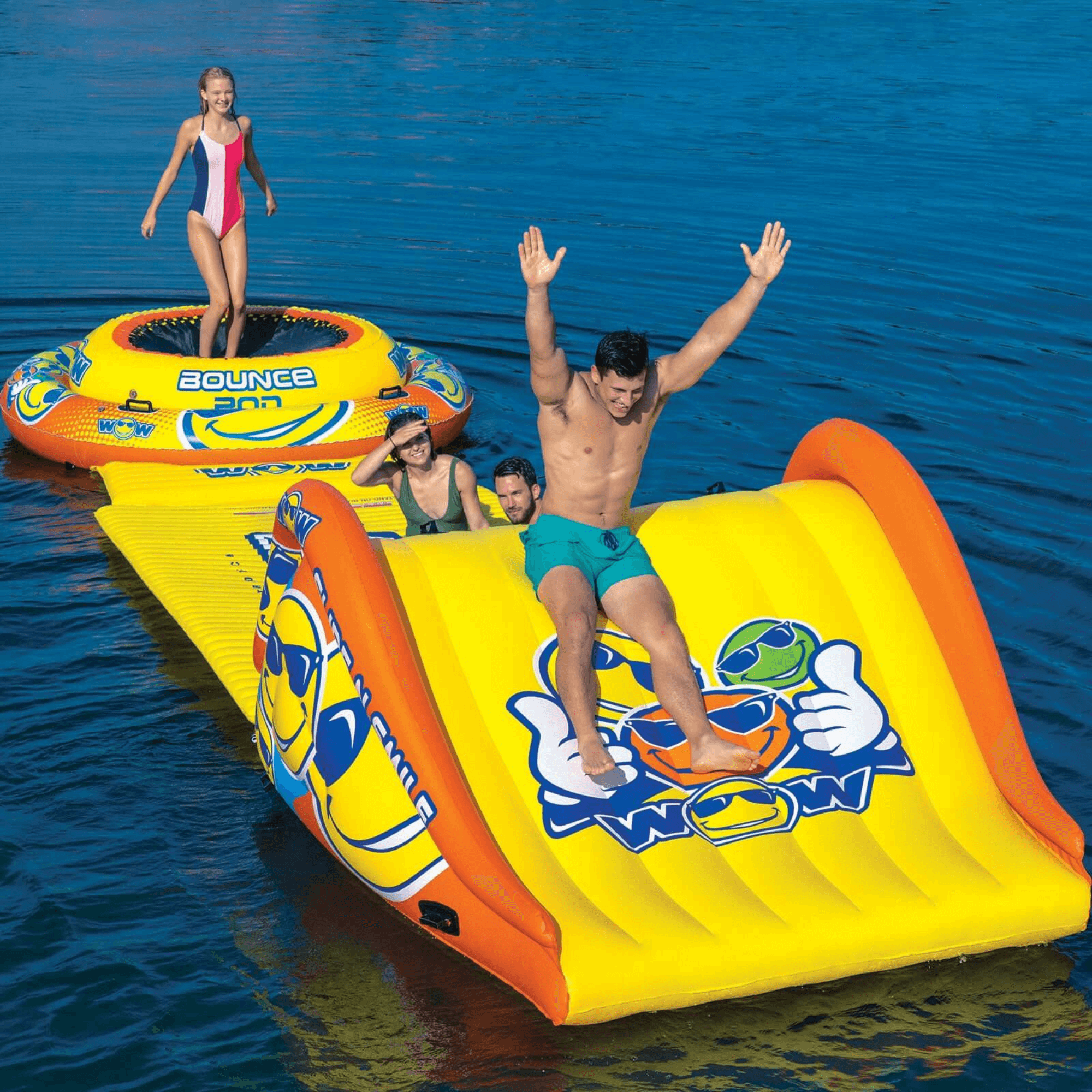 WOW Watersports Bounce Pod Inflatable for 1-2 Persons Jupiter Gear Home