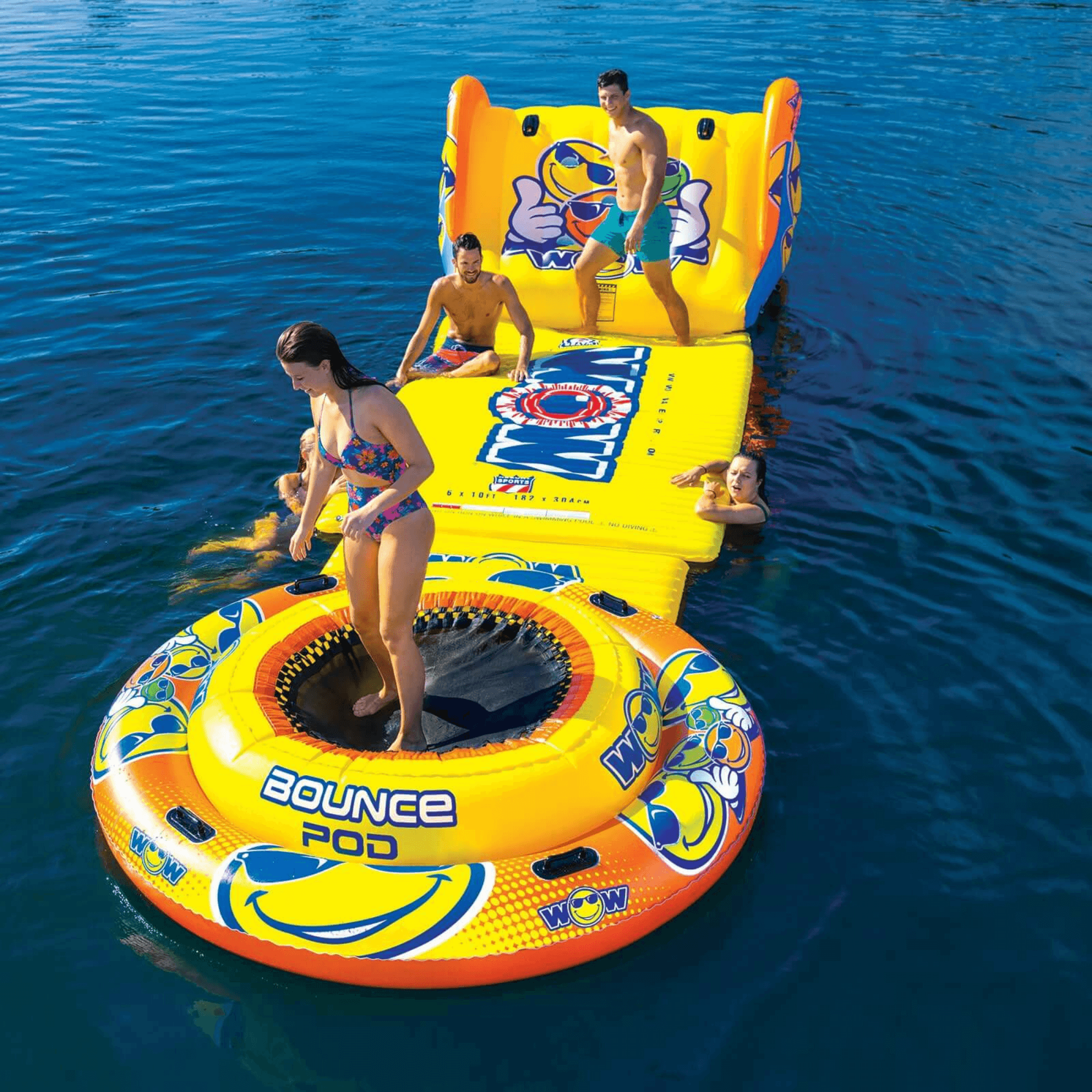 WOW Watersports Bounce Pod Inflatable for 1-2 Persons Jupiter Gear Home