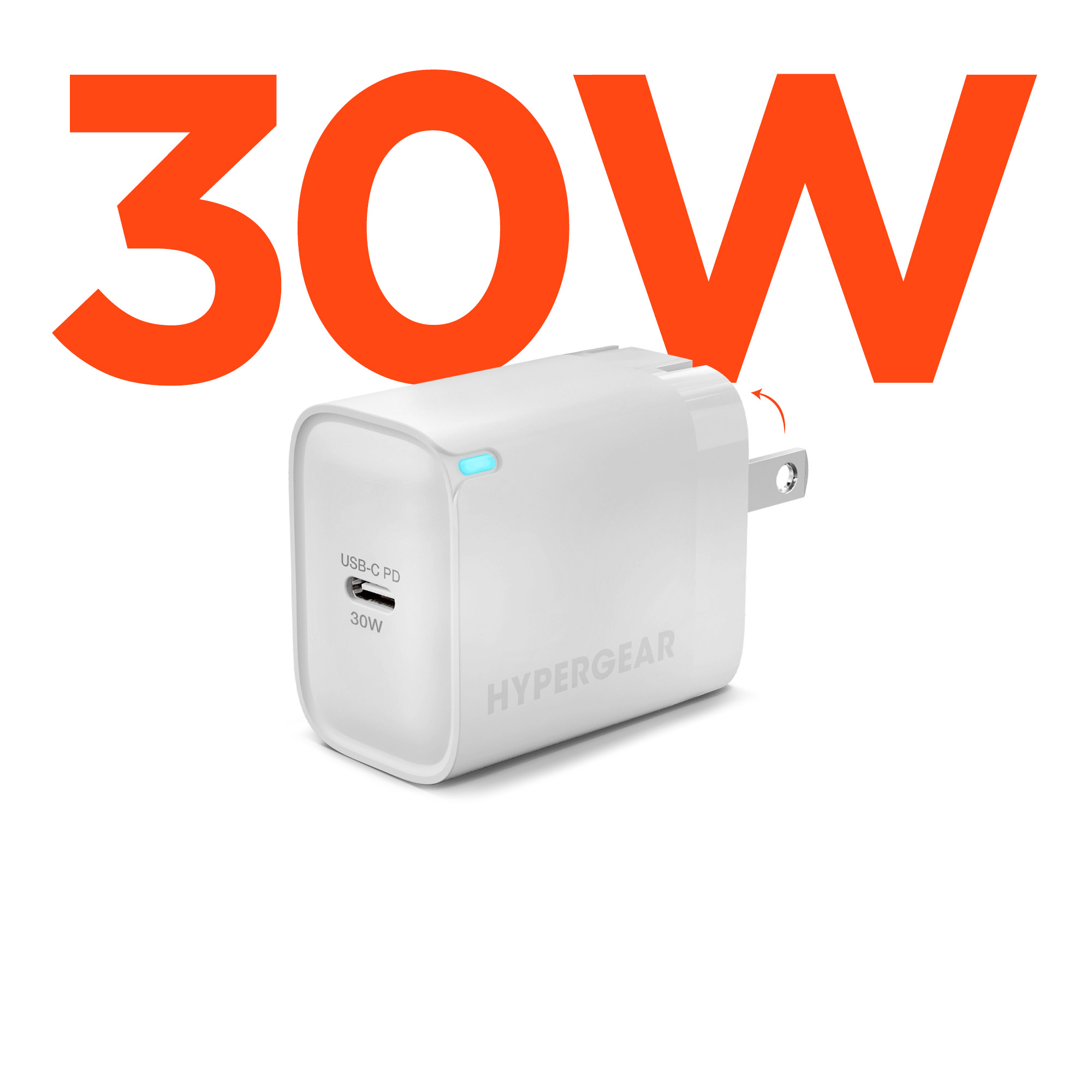 HyperGear 30W USB-C PD Fast Wall Charger with PPS Jupiter Gear Home