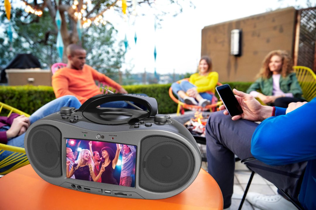 Naxa 7" Bluetooth® DVD Boombox and TV (NDL-287) Jupiter Gear Home