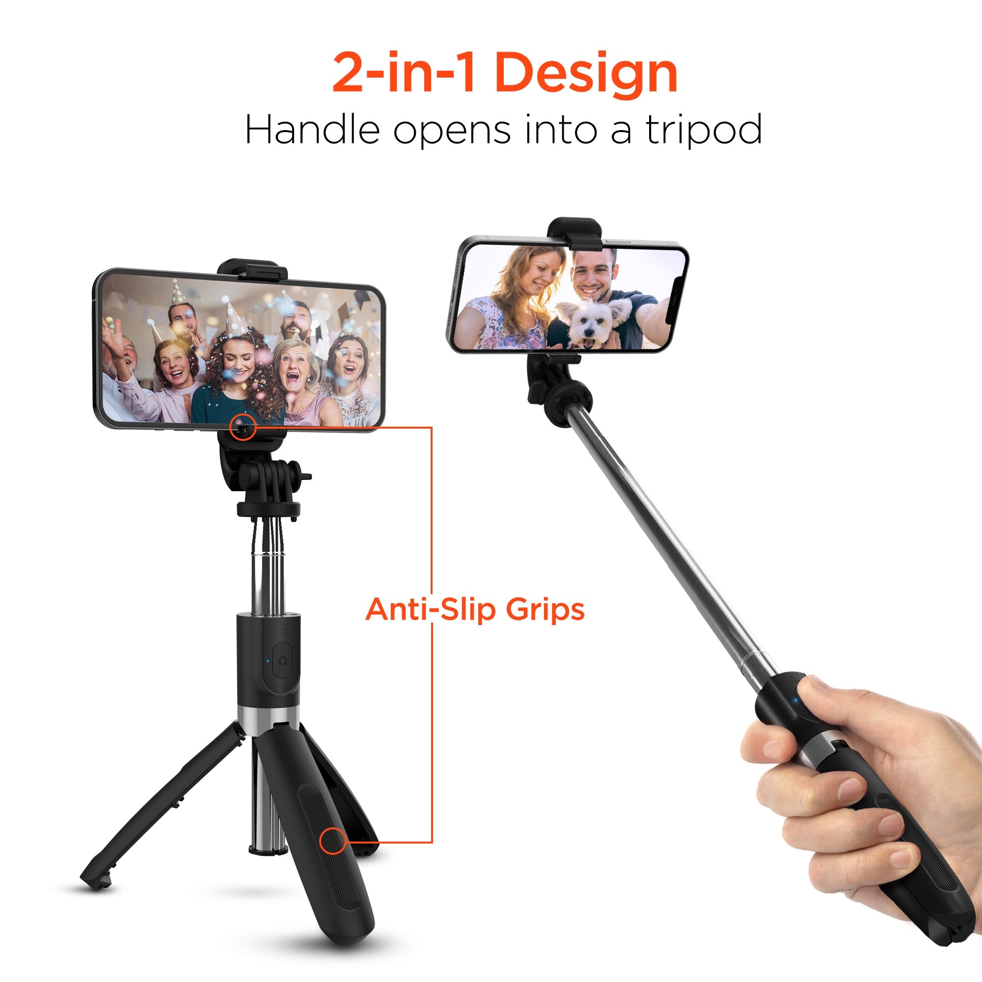 HyperGear SnapShot Wireless Selfie Stick + Tripod Jupiter Gear Home