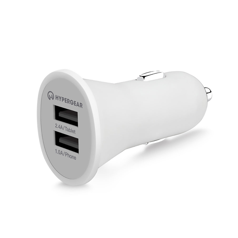 HyperGear Dual USB 2.4A Rubberized Vehicle Charger Gen-2 Jupiter Gear Home