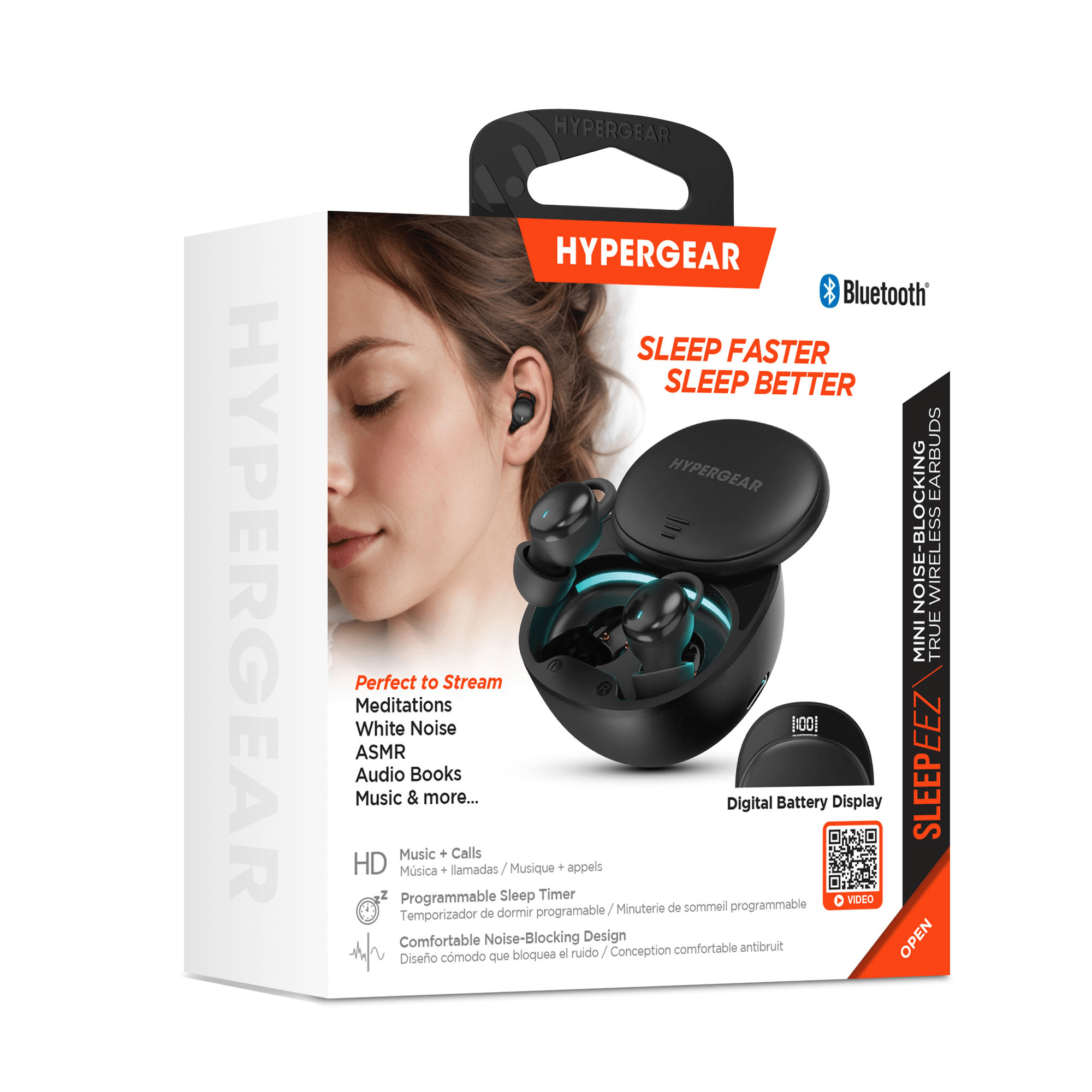 HyperGear SleepEEZ Mini Noise-Blocking True Wireless Earbuds for Sleeping Jupiter Gear Home
