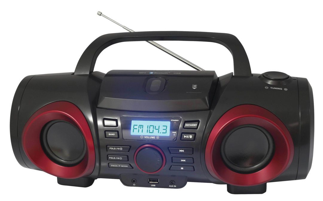 Naxa MP3 & CD Boombox with Bluetooth (NPB-267) Jupiter Gear Home
