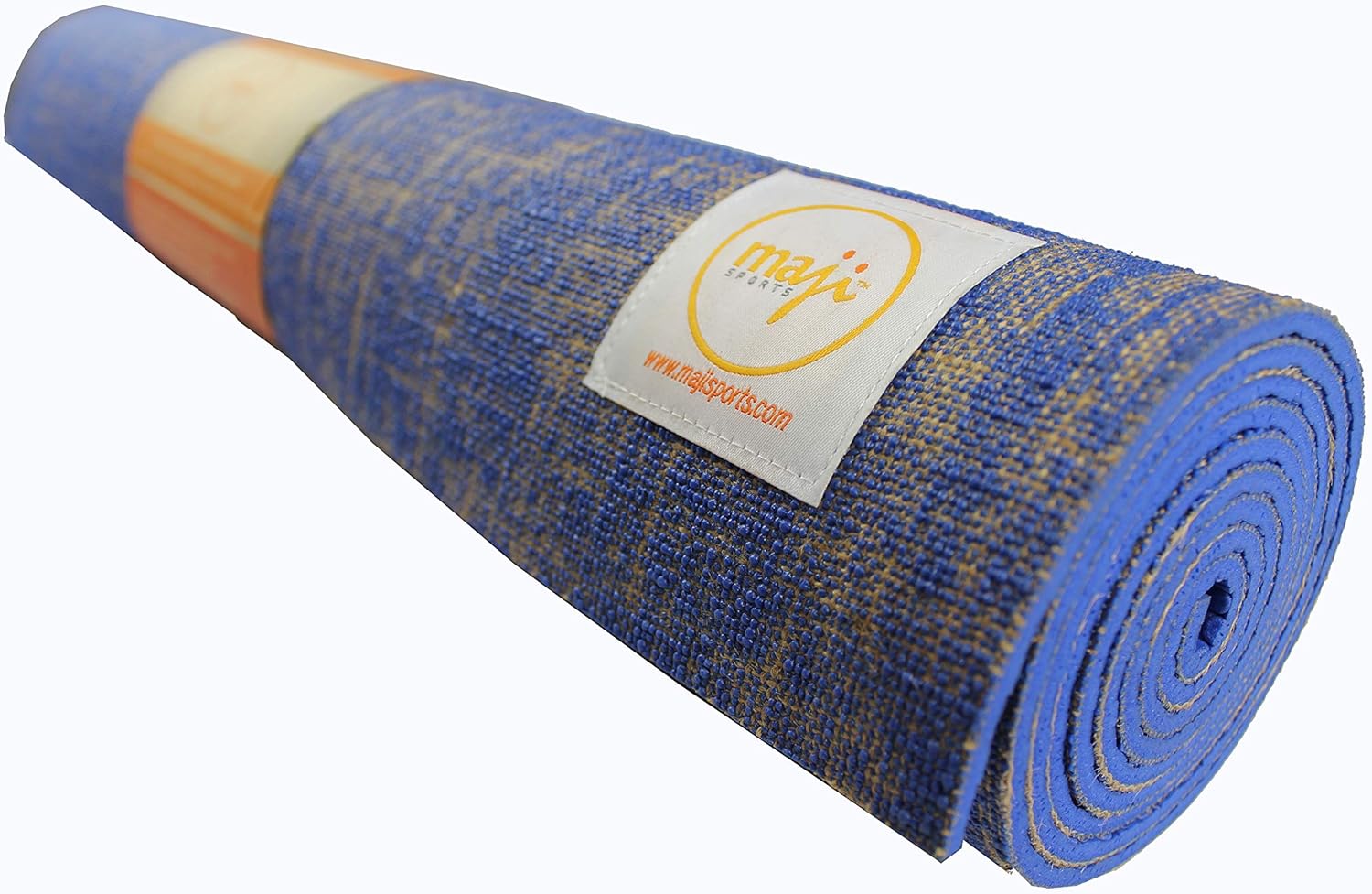 Maji Sports Jute Premium Eco Yoga Mat + Foot Massager (7.5cm x 17.5cm) Jupiter Gear Home