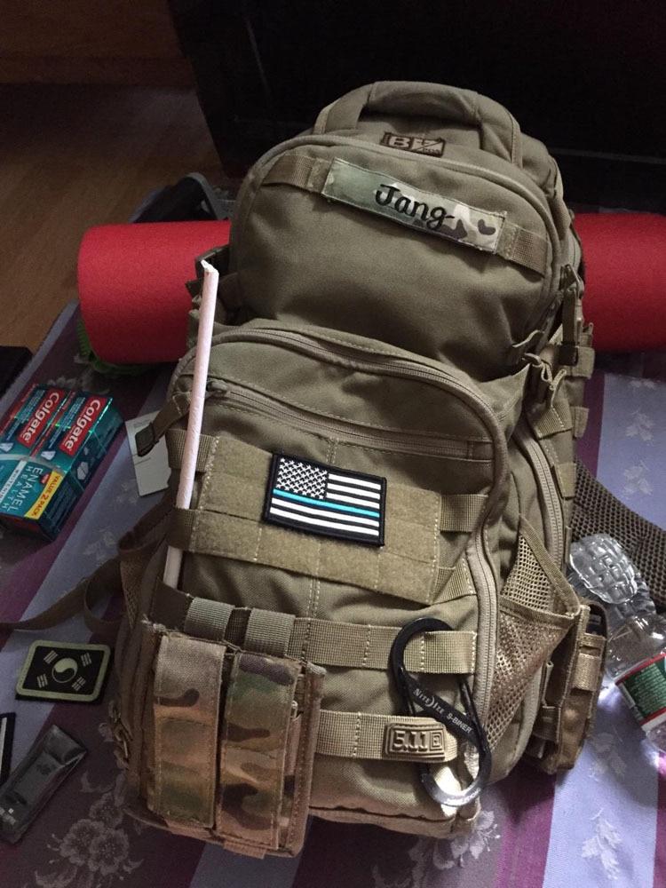 JupiterGear Tactical USA Flag Patch with Detachable Backing Jupiter Gear Home