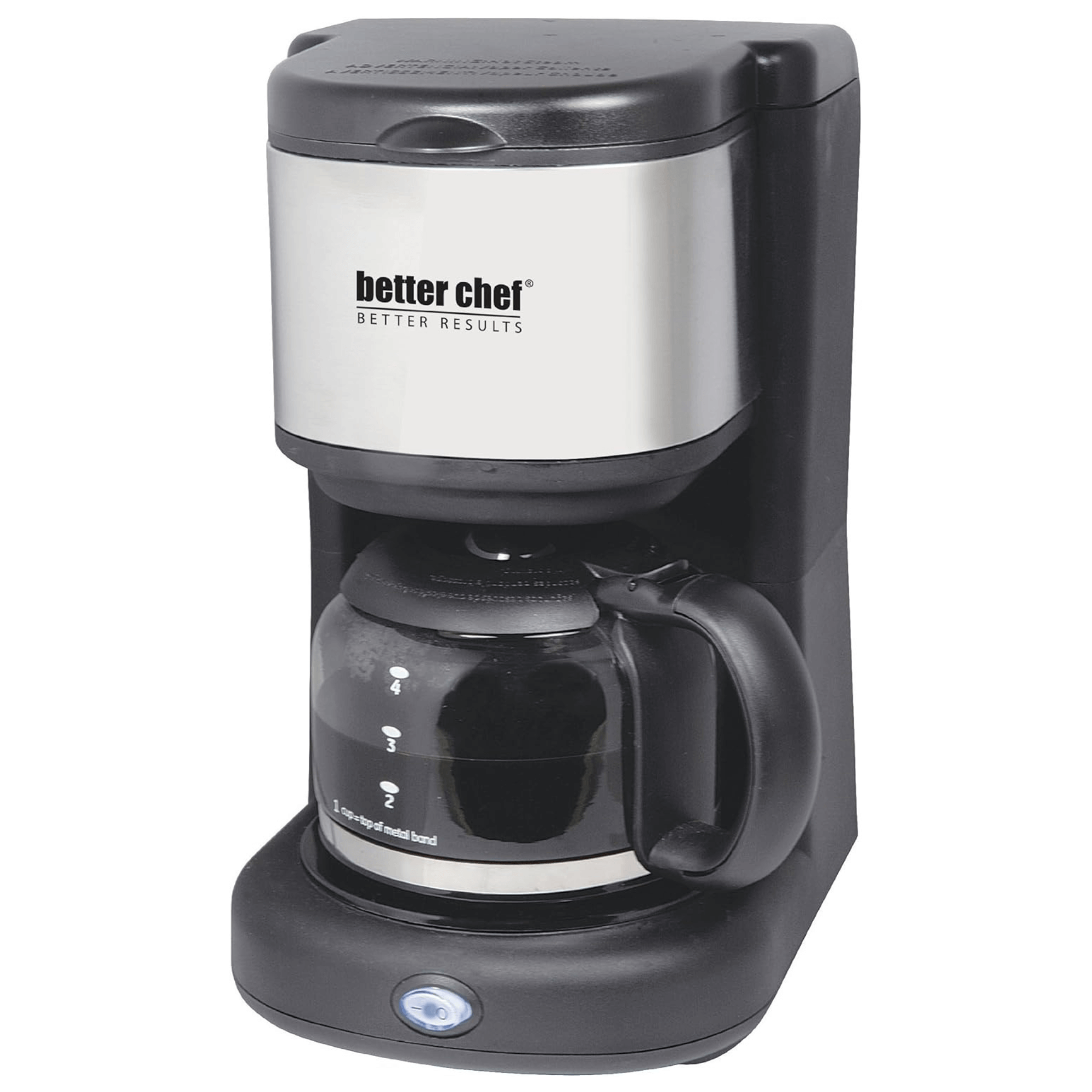 Better Chef 4-Cup Stainless Steel Coffeemaker Jupiter Gear Home