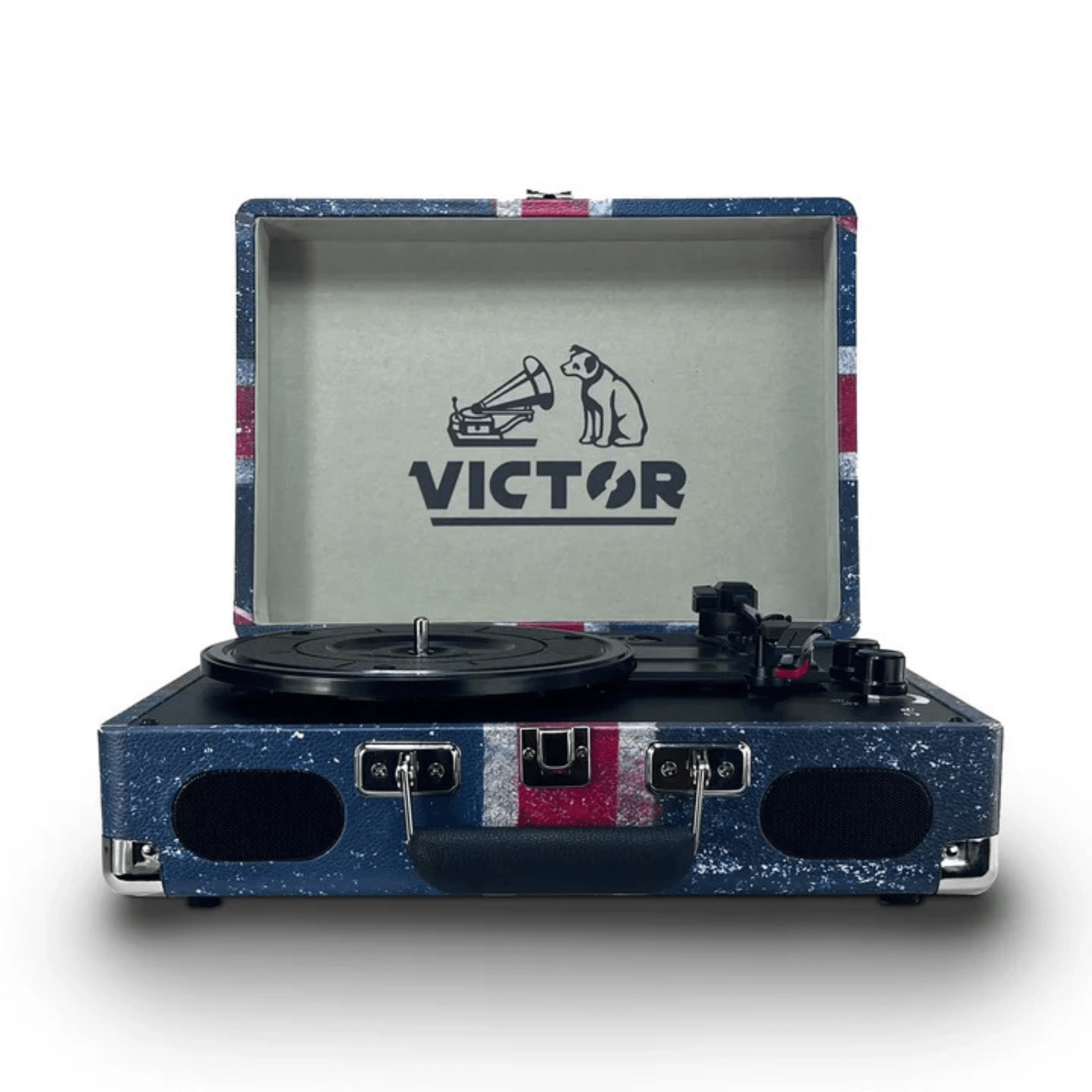 Victor Metro Plus Portable Dual Bluetooth Suitcase Turntable Jupiter Gear Home