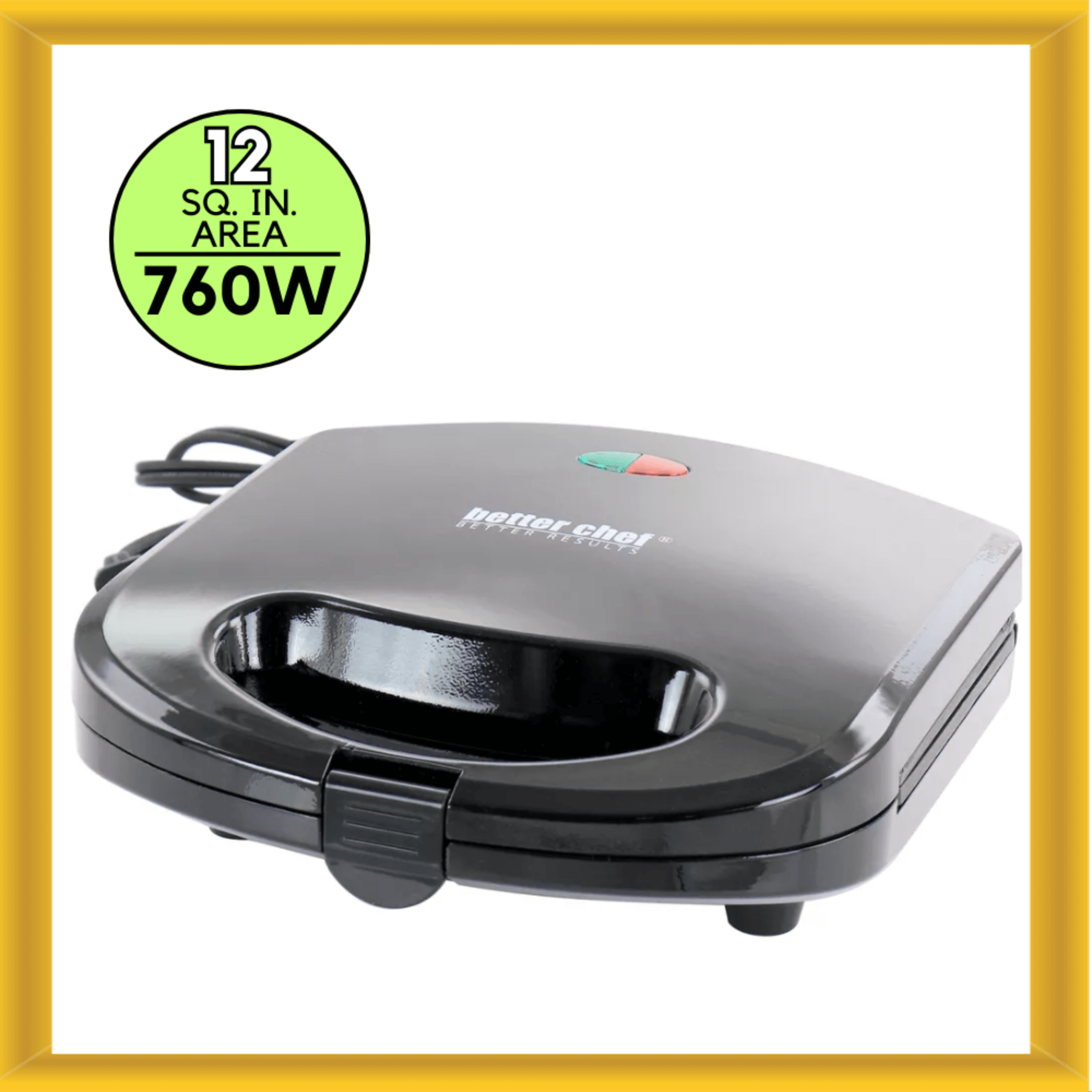 Better Chef Non-Stick Basic Panini / Contact Grill Jupiter Gear Home