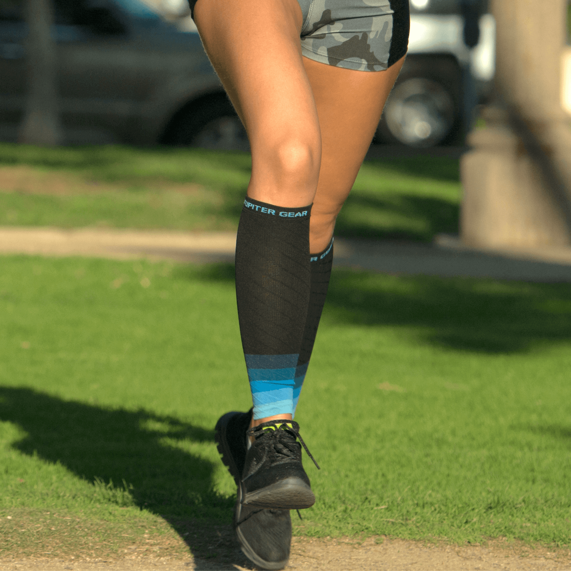 JupiterGear Endurance Compression Calf & Leg Sleeve for Running and Hiking Jupiter Gear Home