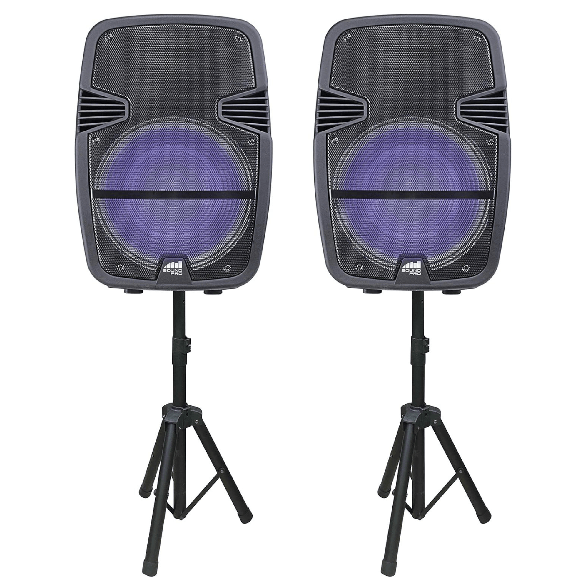 Naxa Dual 15" Bluetooth TWS Party Speakers - Refurbished Jupiter Gear Home