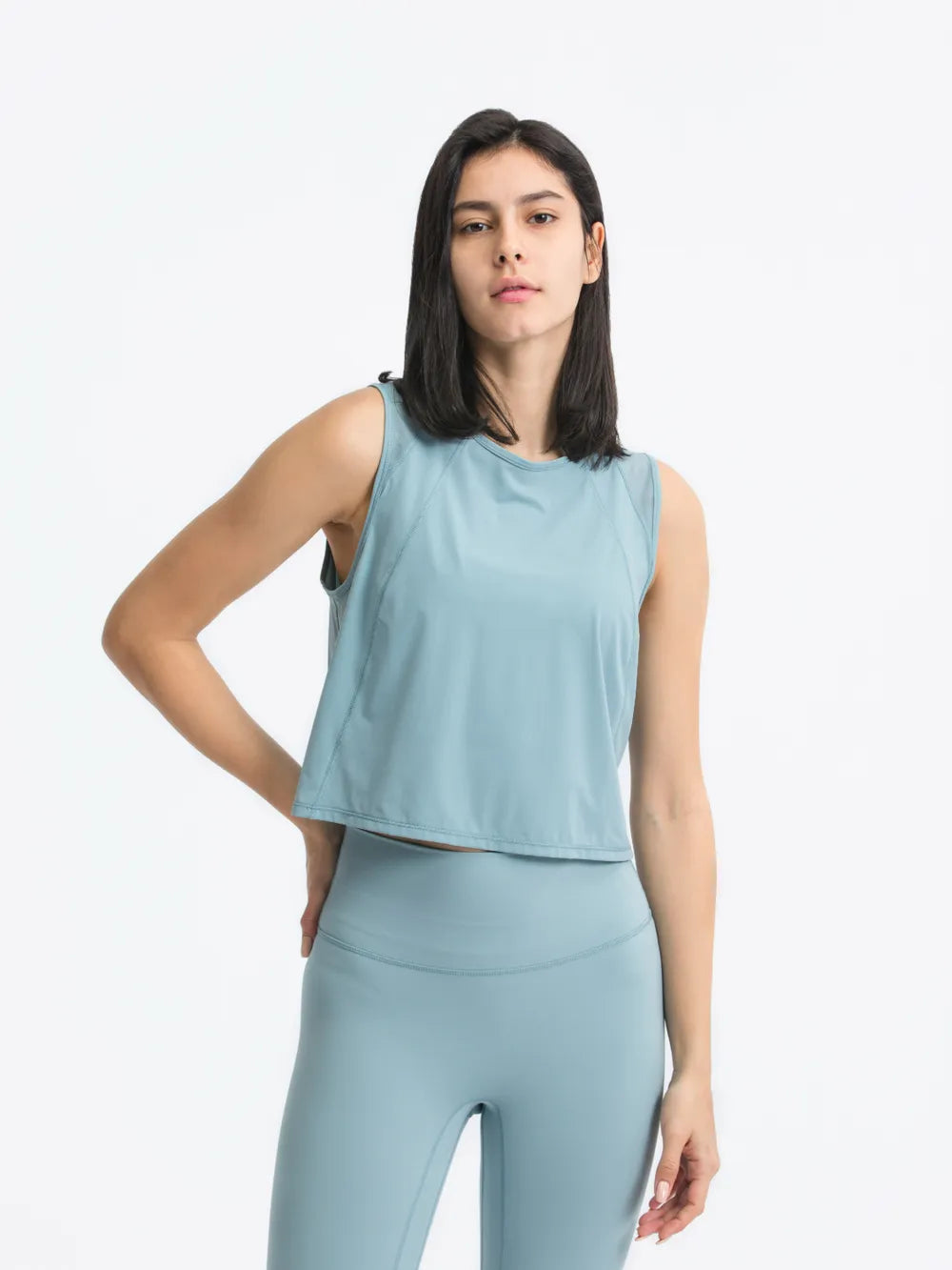 JupiterGear Round-Neck Cropped Tank Jupiter Gear Home