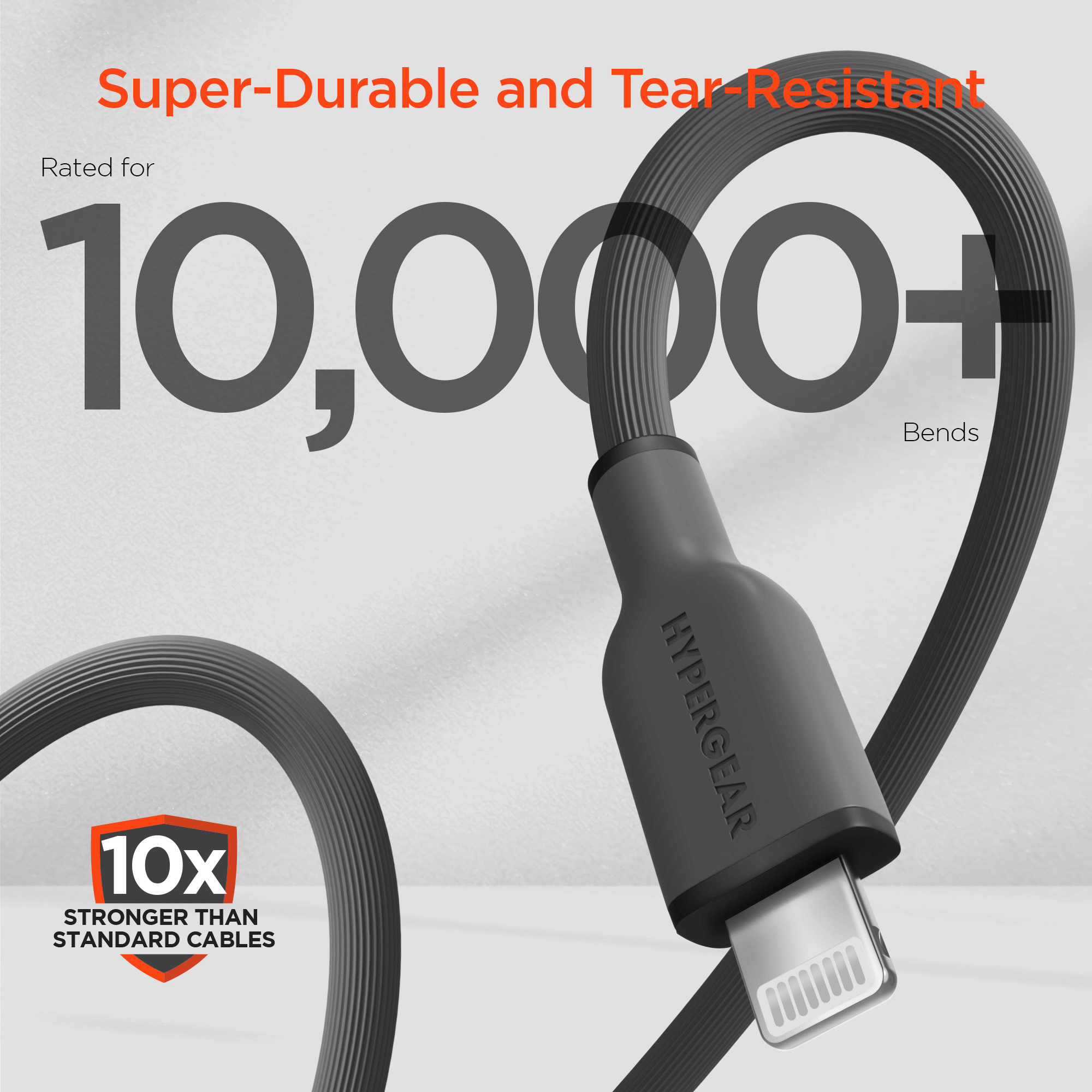 HyperGear Flexi PRO USB-C to Lightning Cable 4ft Jupiter Gear Home