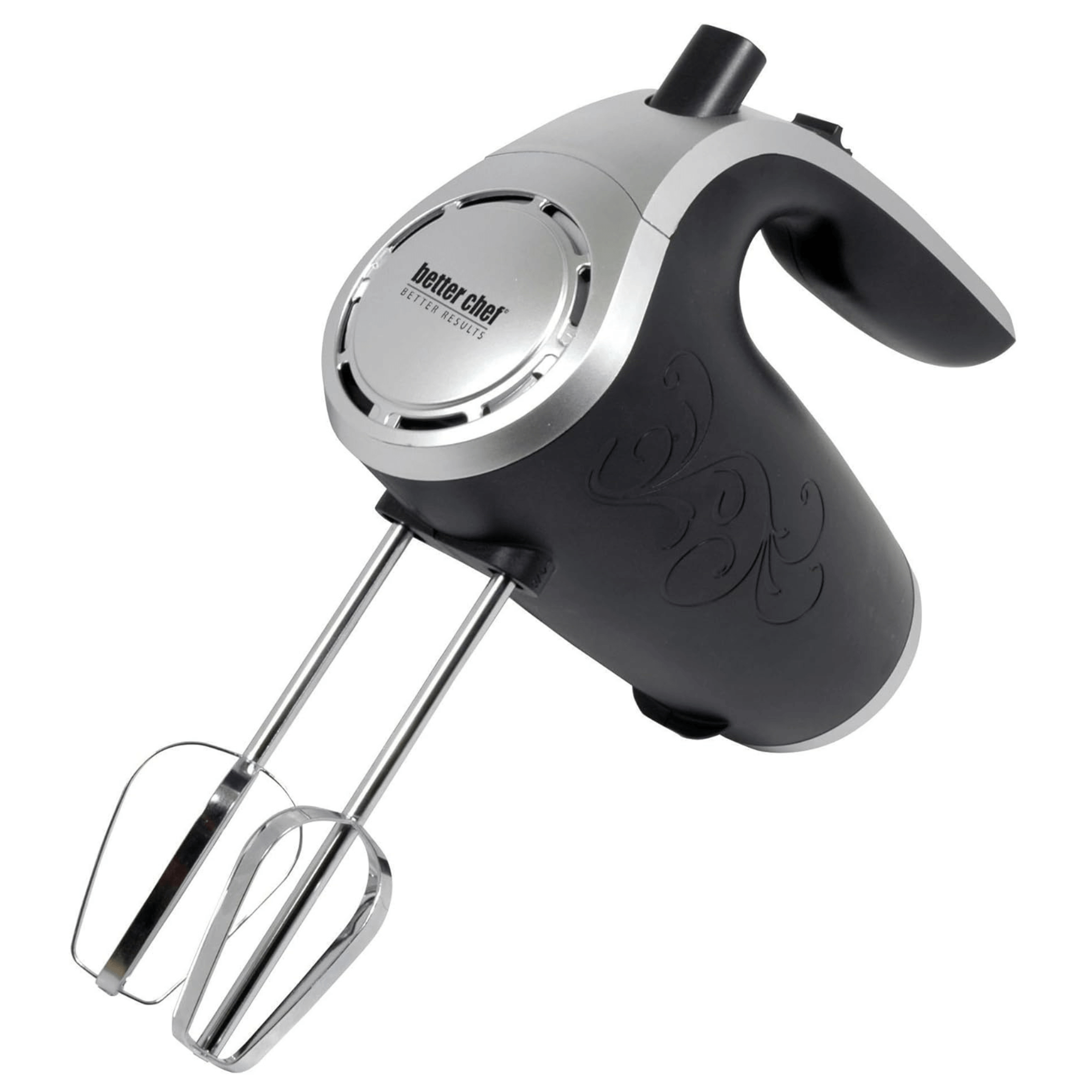 Better Chef 5-Speed 150W Hand Mixer with Silver Accents and Storage Clip Jupiter Gear Home