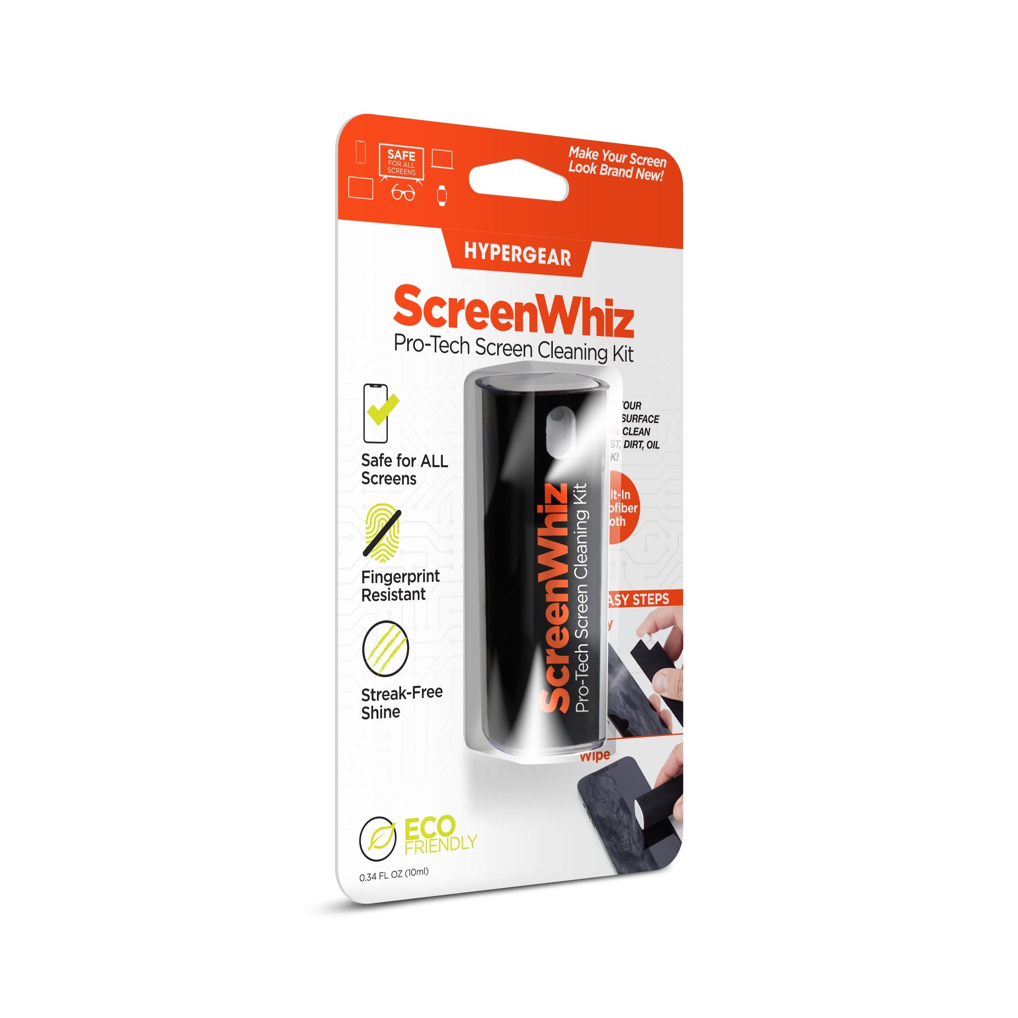 HyperGear ScreenWhiz 2-in-1 Screen Cleaning Kit Jupiter Gear Home