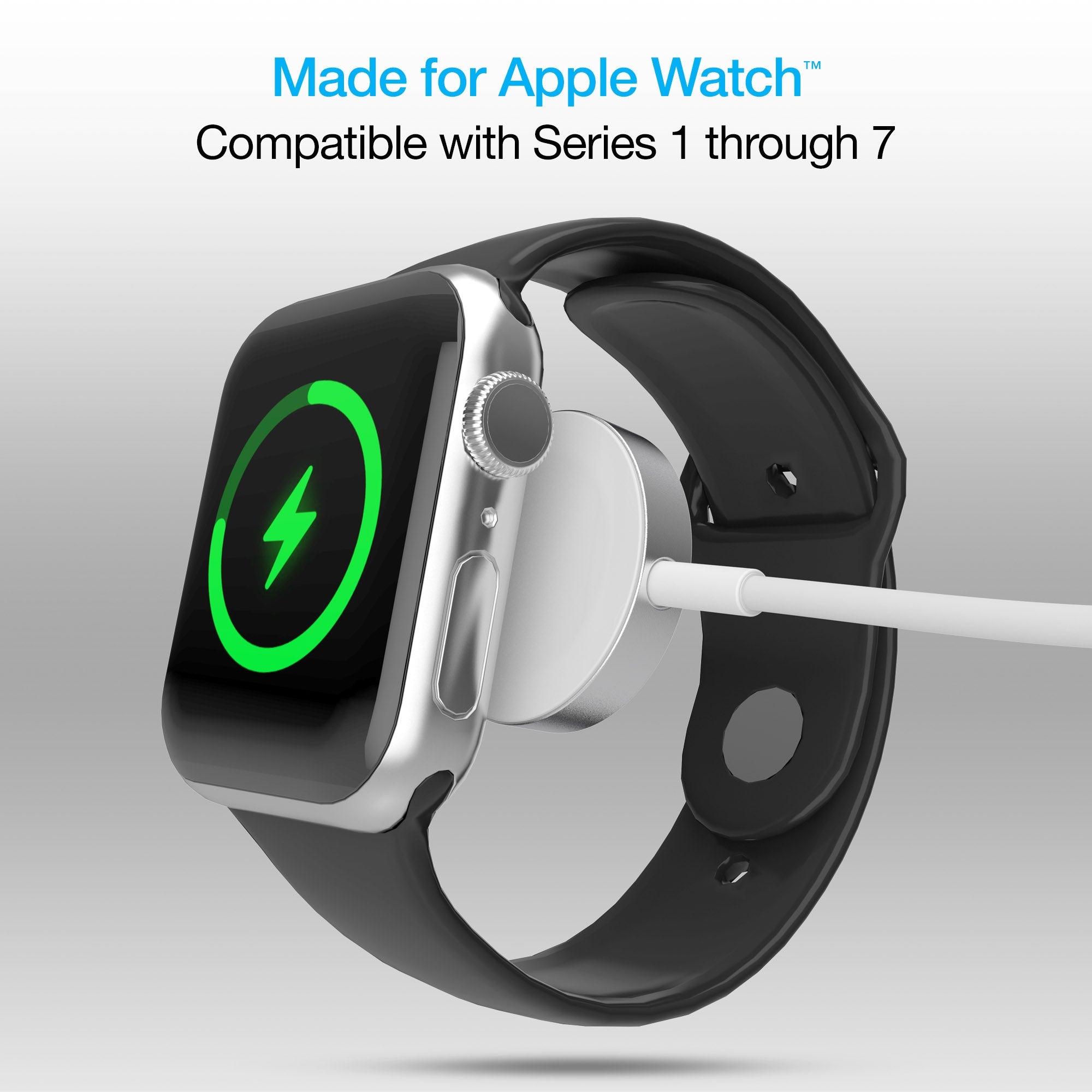 Naztech Magnetic Charging Cable for Apple Watch 3ft Jupiter Gear Home