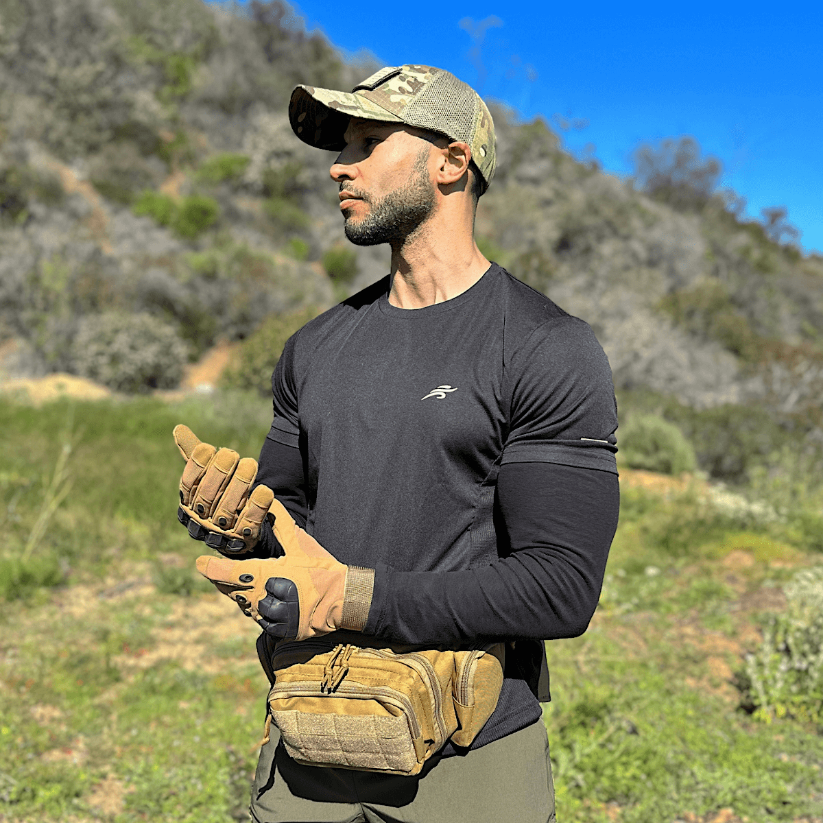 JupiterGear Military-Style Tactical Patch Hat with Adjustable Strap | Breathable & Unisex Jupiter Gear Home