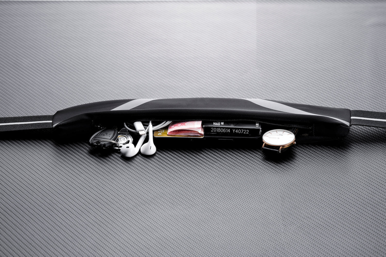 JupiterGear Water-Resistant Sport Waist Pack Running Belt with Reflective Strip Jupiter Gear Home